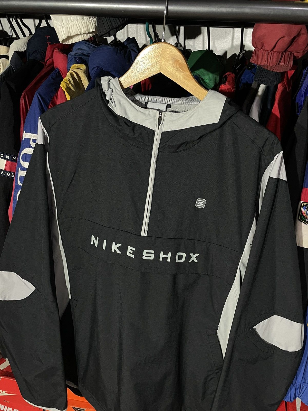 Nike × Vintage Windbreaker Nike Shox 00’s Size US XL / EU 56 / 4 - 5 Thumbnail