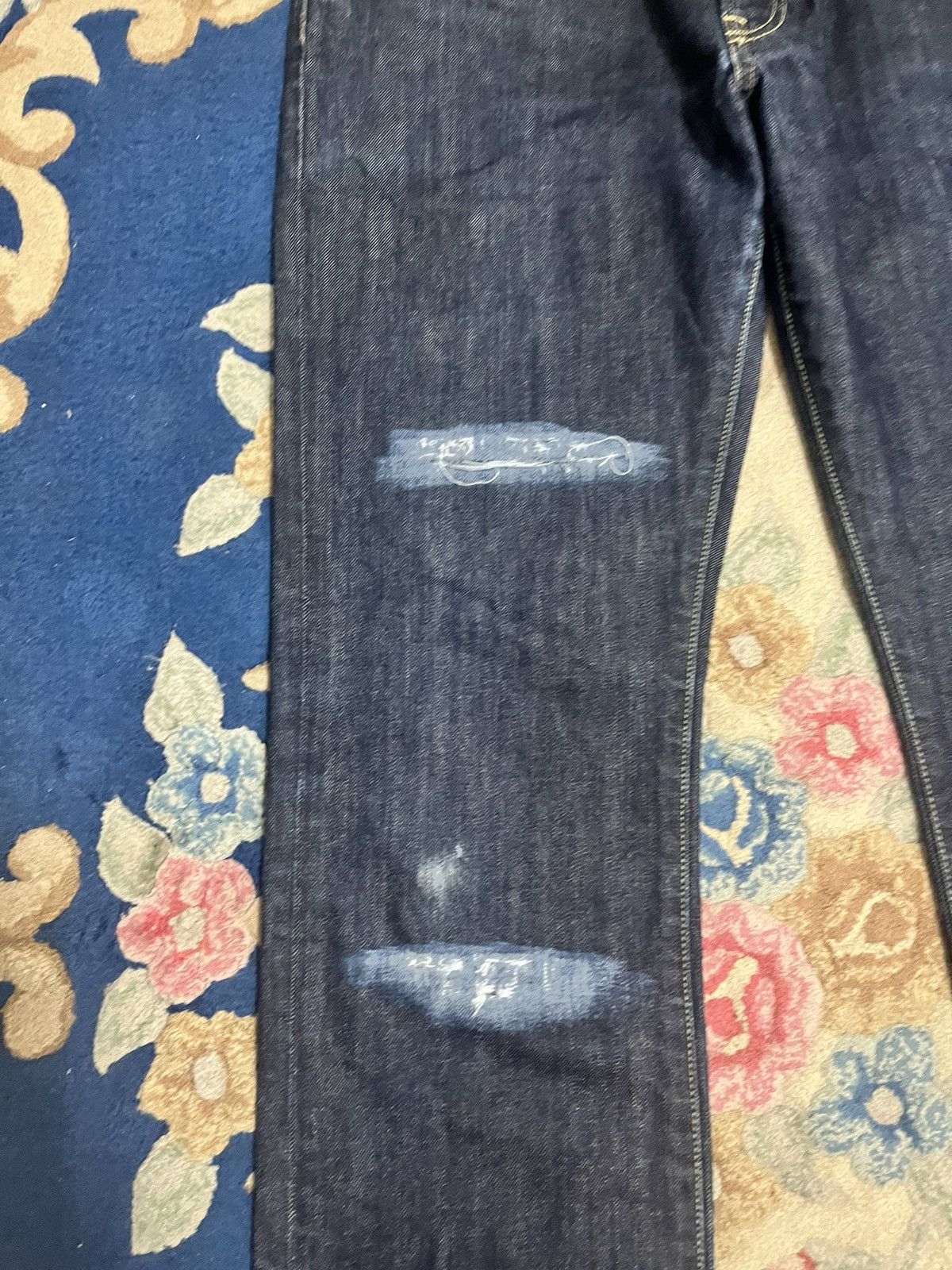 Jun Takahashi × Uniqlo × Vintage UJ Distressed denim Size US 33 - 2 Thumbnail