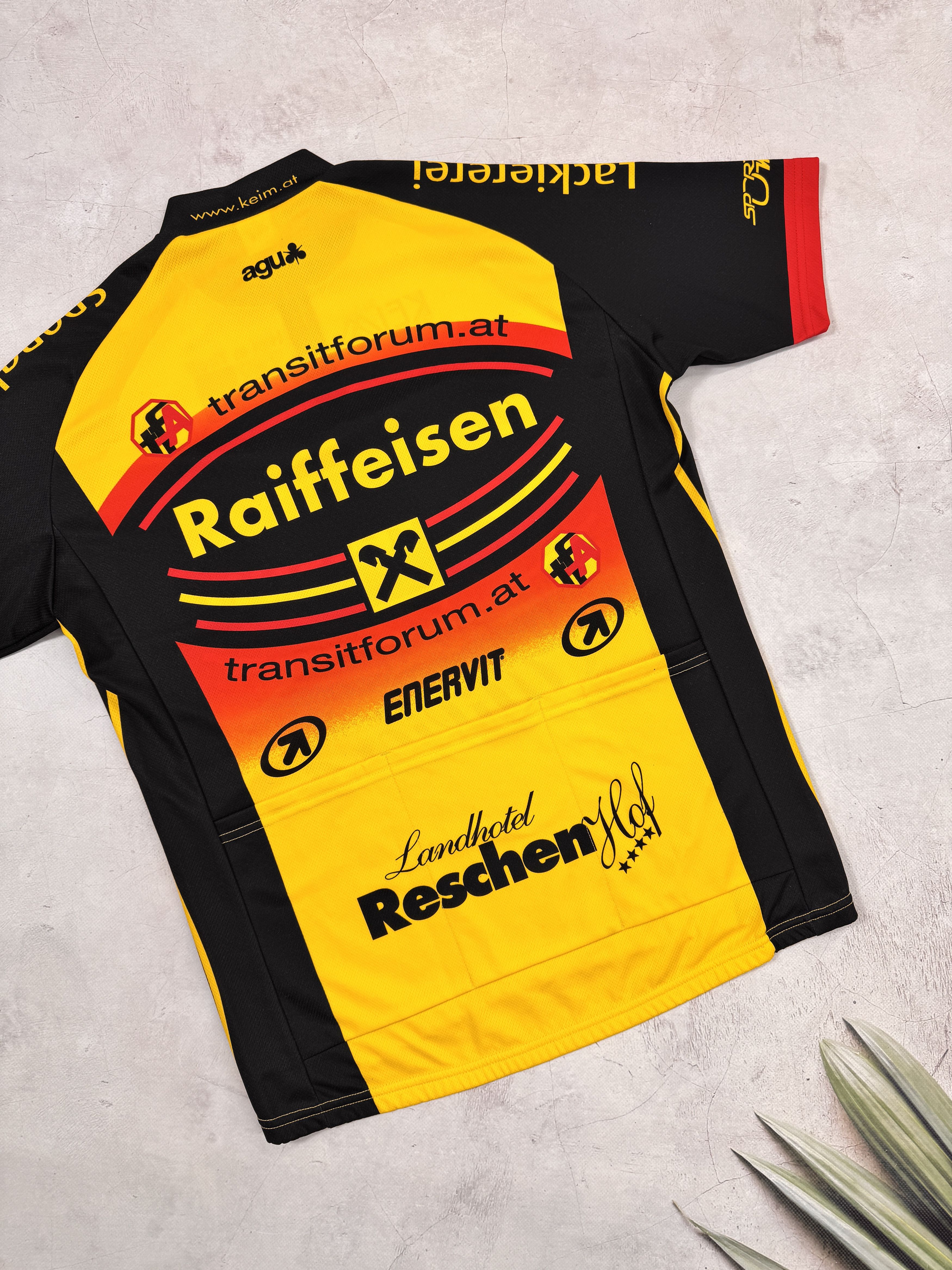 Sports Specialties Vintage Agu Wilier Triestina Raiffeisen Posch Cycling Jersey Size US M / EU 48-50 / 2 - 17 Thumbnail