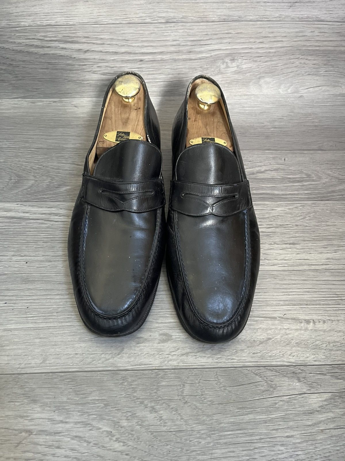 J.M. Weston Vintage J.M Weston black leather penny loafer uk 10 Size US 11 / EU 44 - 3 Thumbnail