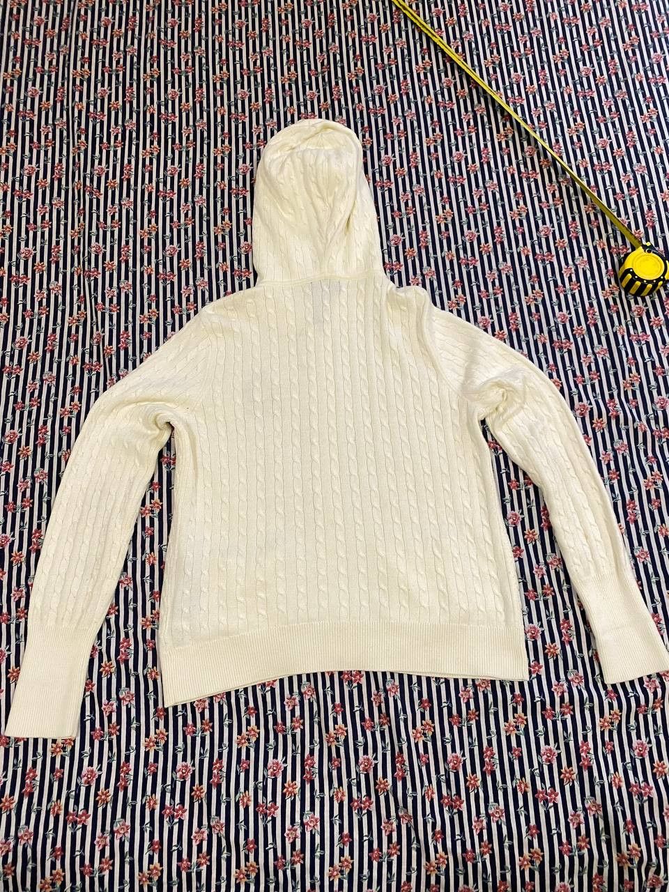 Polo Ralph Lauren Polo Ralph Lauren Cable Knit Zip Hoodie Size L / US 10 / IT 46 - 10 Thumbnail