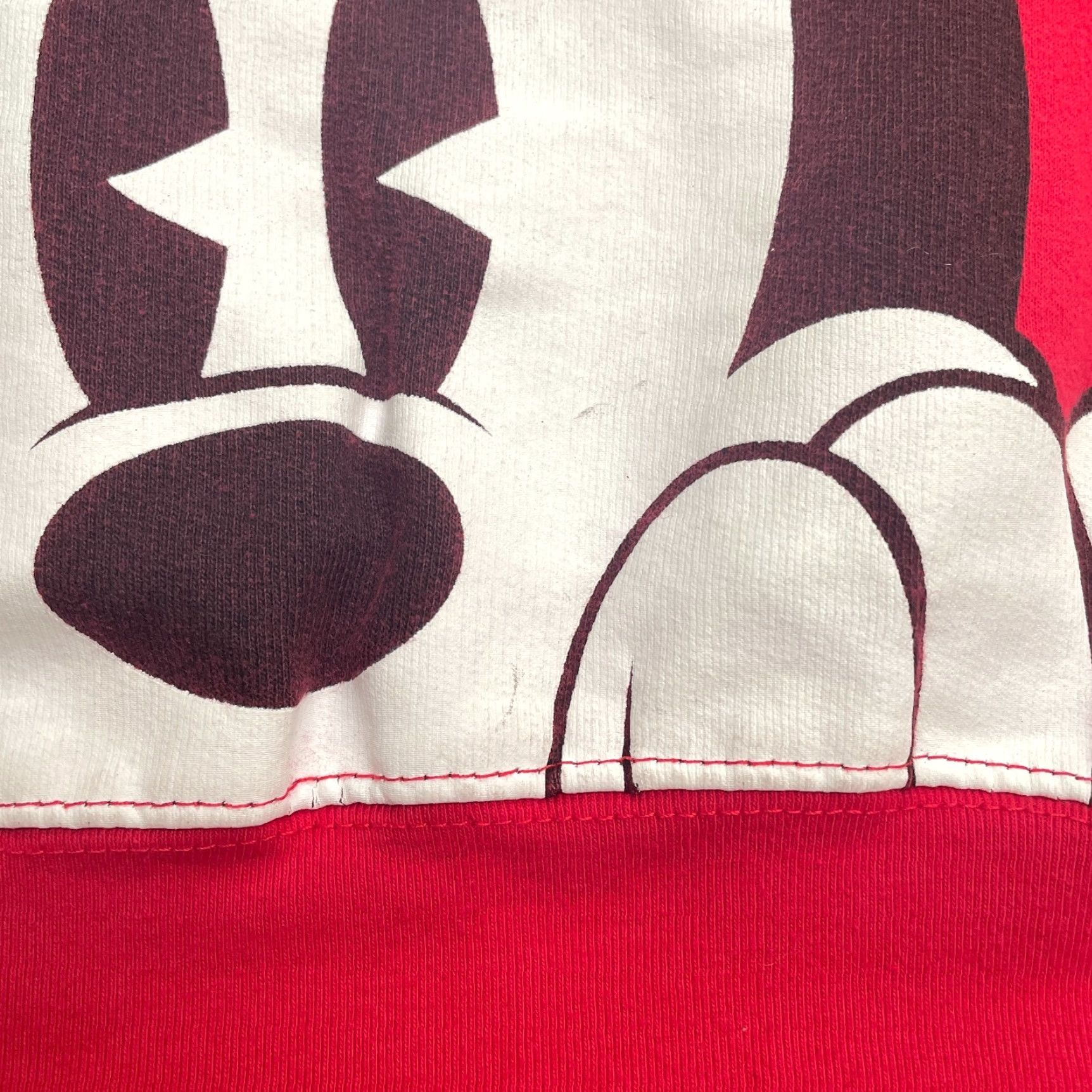Disney Disney Mickey Mouse Graphic Logo Sweatshirt Women M Red Crew Neck Pullover Size M / US 6-8 / IT 42-44 - 5 Thumbnail