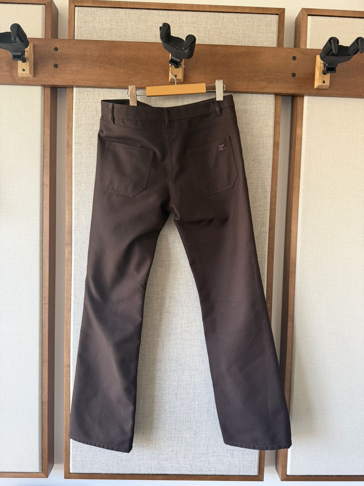 Courreges courreges brown casual pant Size US 33 - 4 Thumbnail