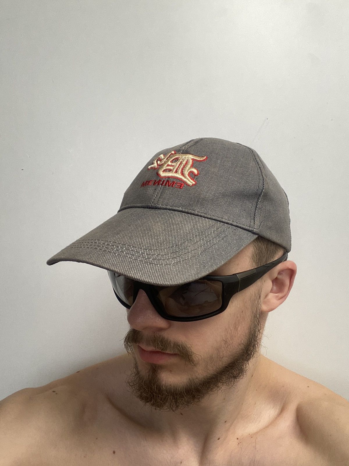 Vintage Vintage 00s Y2k Eminem D12 Slim Shady Cap Hat Size ONE SIZE - 12 Thumbnail
