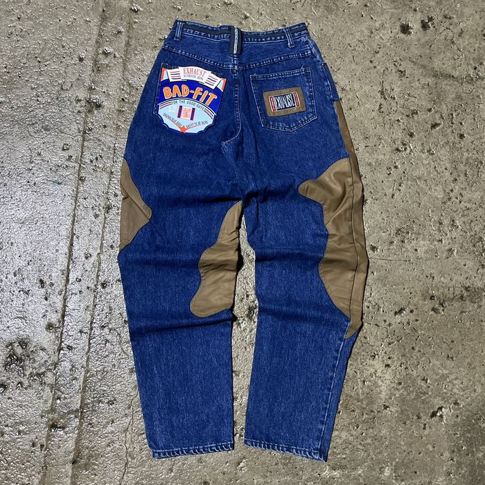Vintage Crazy Vintage 90s Exhaust Jeans HipHop Skater Style Unique