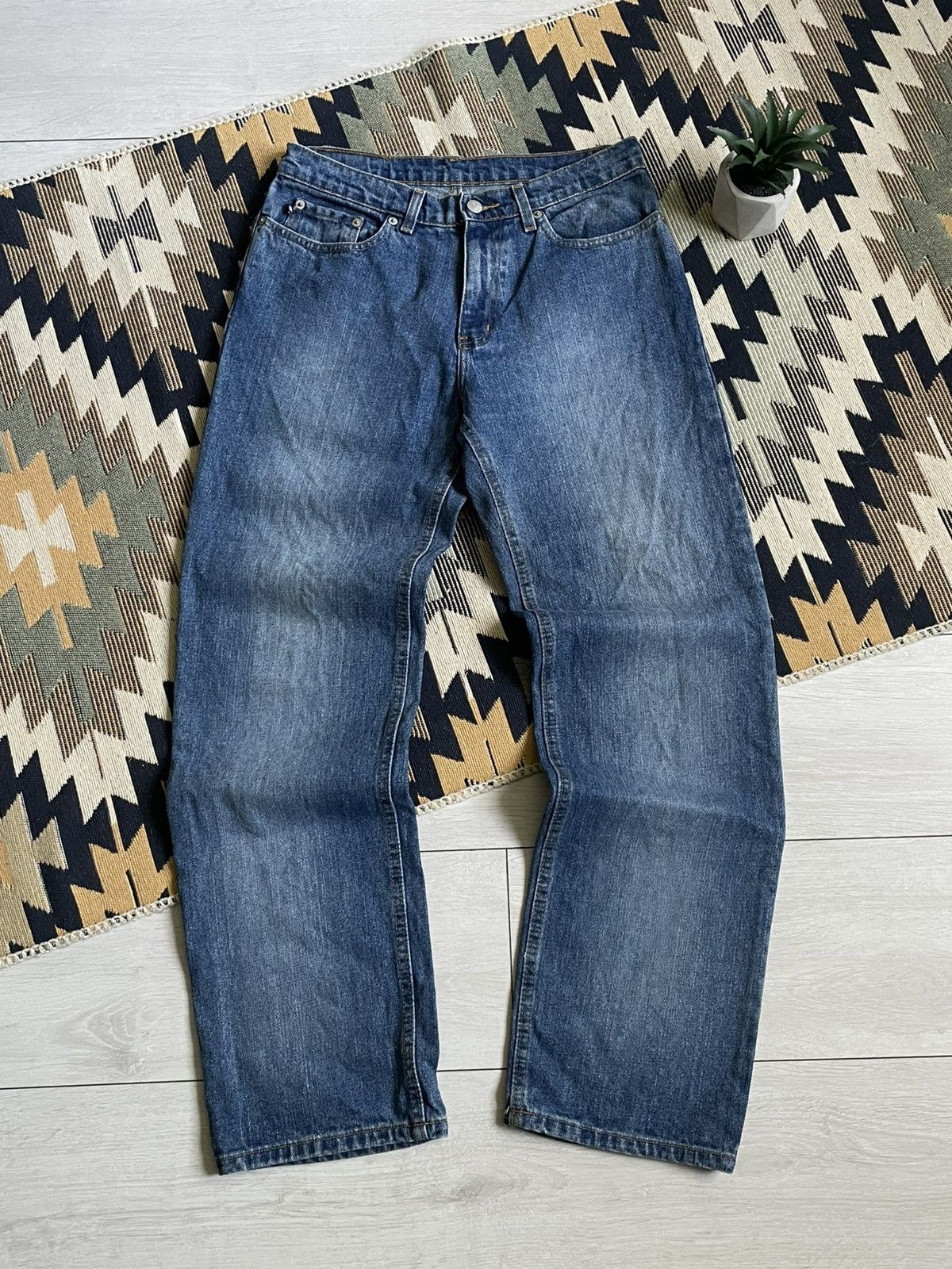 Polo Ralph Lauren × Vintage Vintage Polo Ralph Lauren Denim Y2K Baggy Jeans Size US 31 - 2 Thumbnail