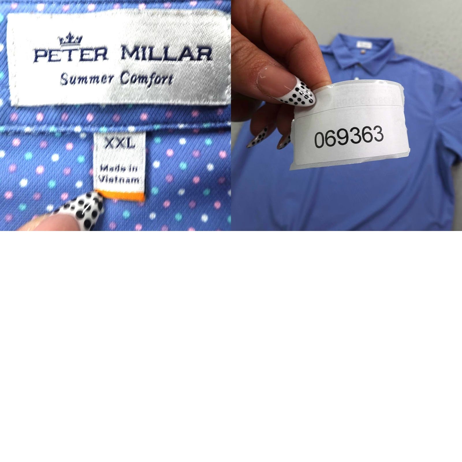 Peter Millar Peter Millar Polo Shirt Men 2XL Summer Comfort Polka Dot Golf Southern Highlands Polo Shirt Men 2XL Polka Dot Golf Southern Highlands Size US XXL / EU 58 / 5 - 8 Thumbnail