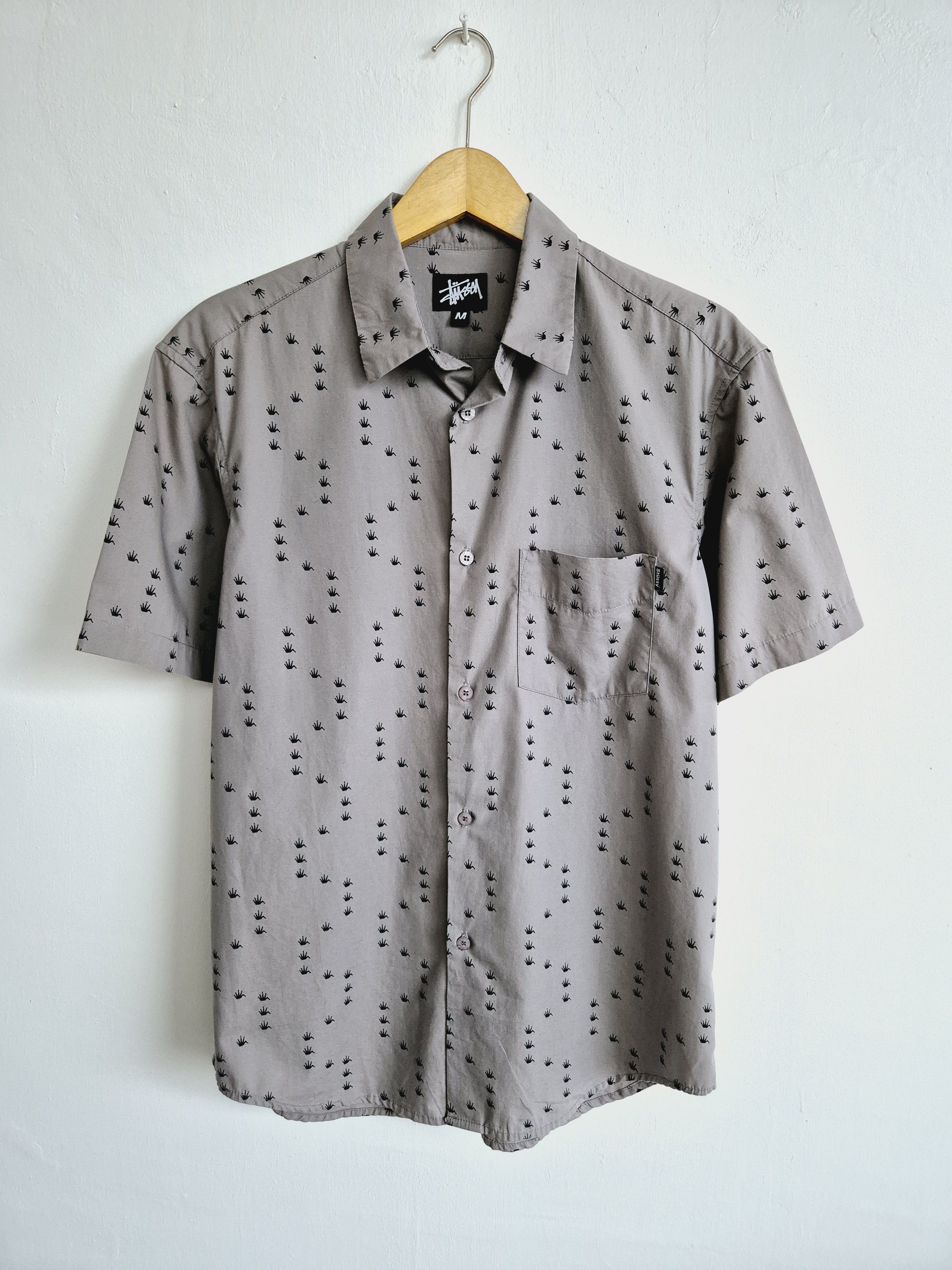Stussy Stussy Crown Monogram Shirt Size US M / EU 48-50 / 2 - 1 Thumbnail