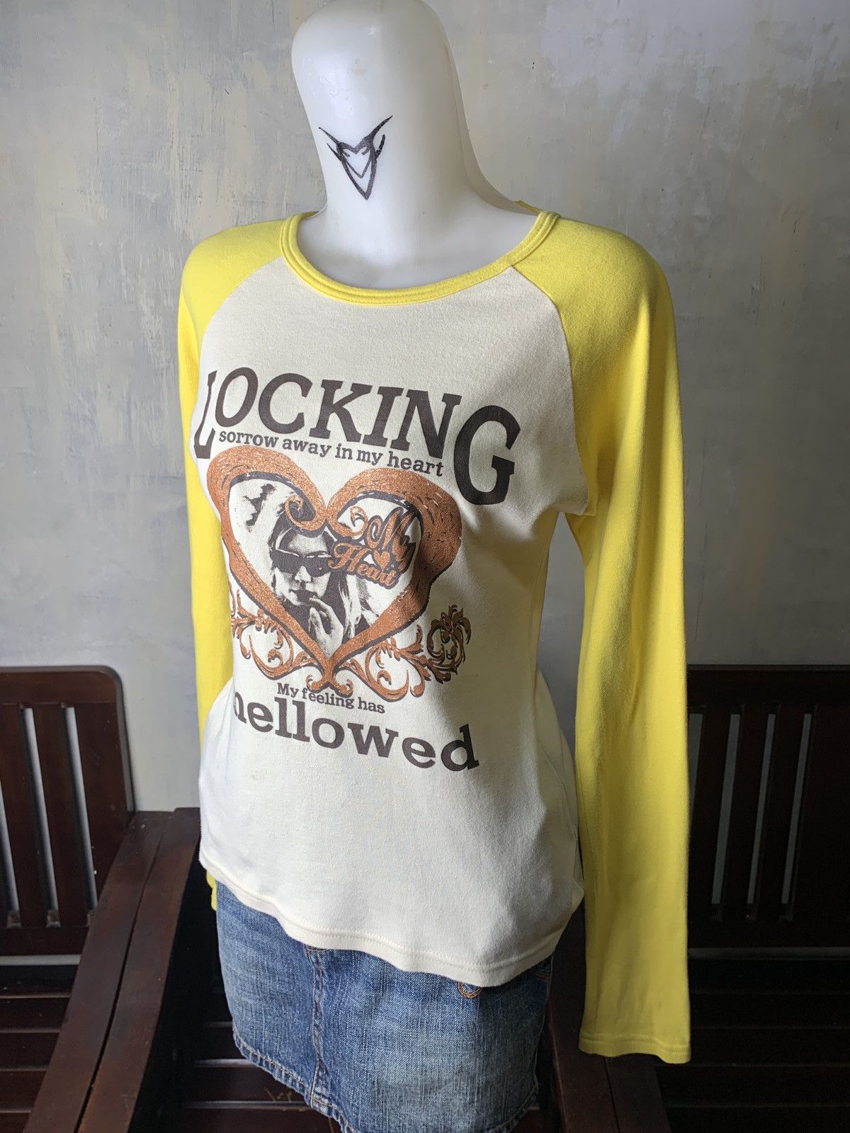 Hysteric Glamour y2k Crazy Girl Japan Girl Graphic Quotes Longsleeve Top Size M / US 6-8 / IT 42-44 - 2 Thumbnail