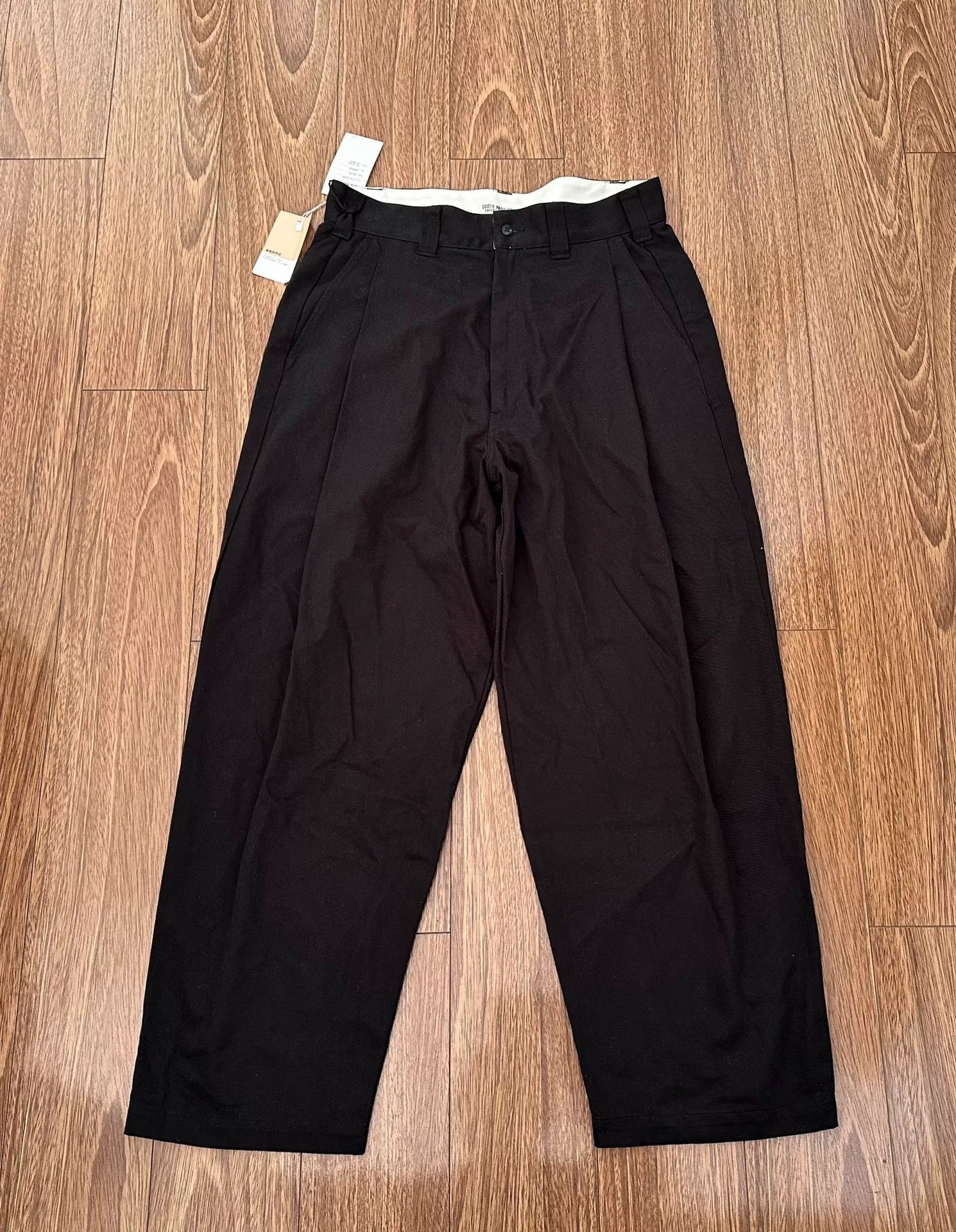 Japanese Brand cootie productions wide easy trousers black Size US 30 / EU 46 - 1 Thumbnail