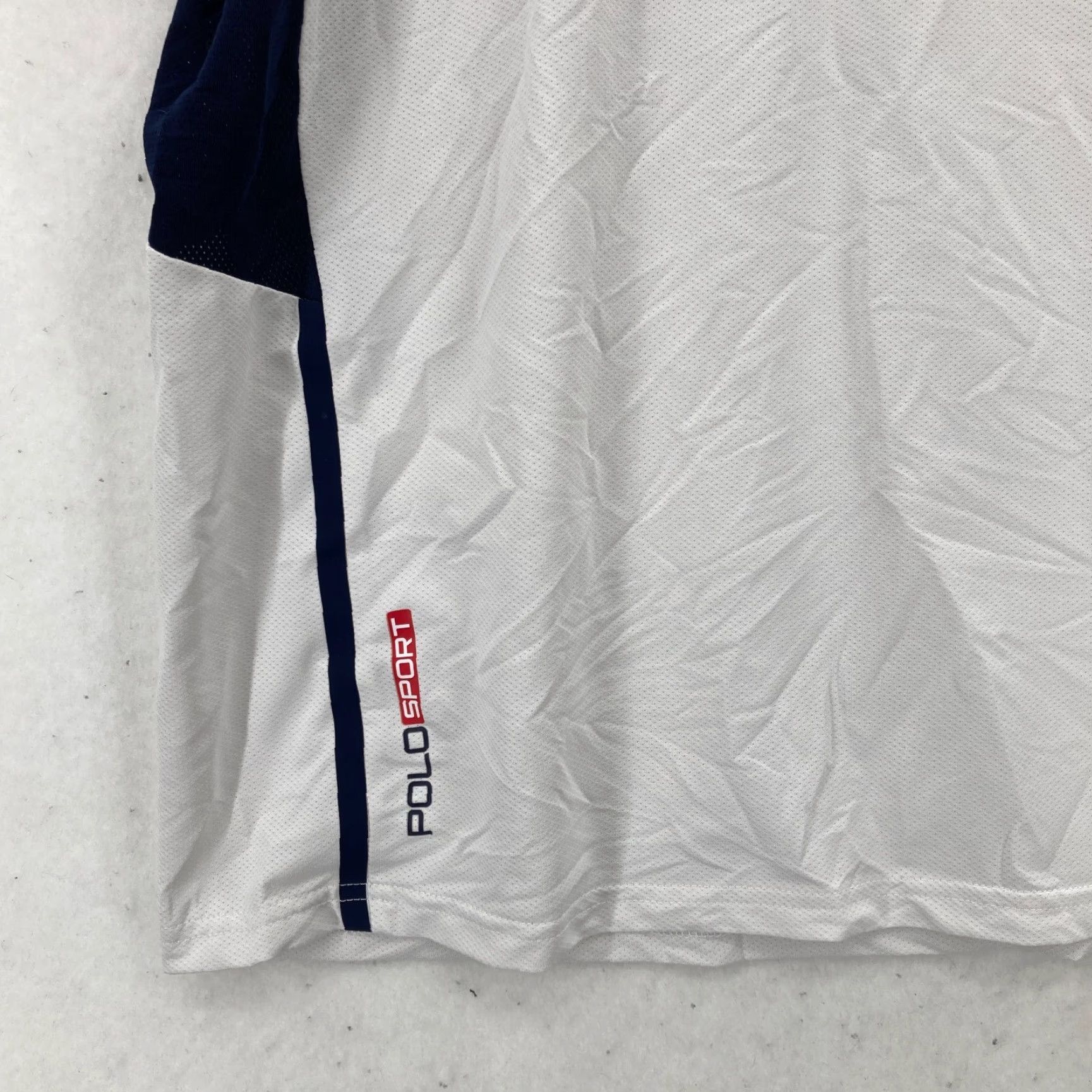 Vintage Polo Sport Ralph Lauren Performance Thermo Vent T-Shirt Mens 2XL White Preppy Golf Sports Tennis Size US XXL / EU 58 / 5 - 3 Thumbnail
