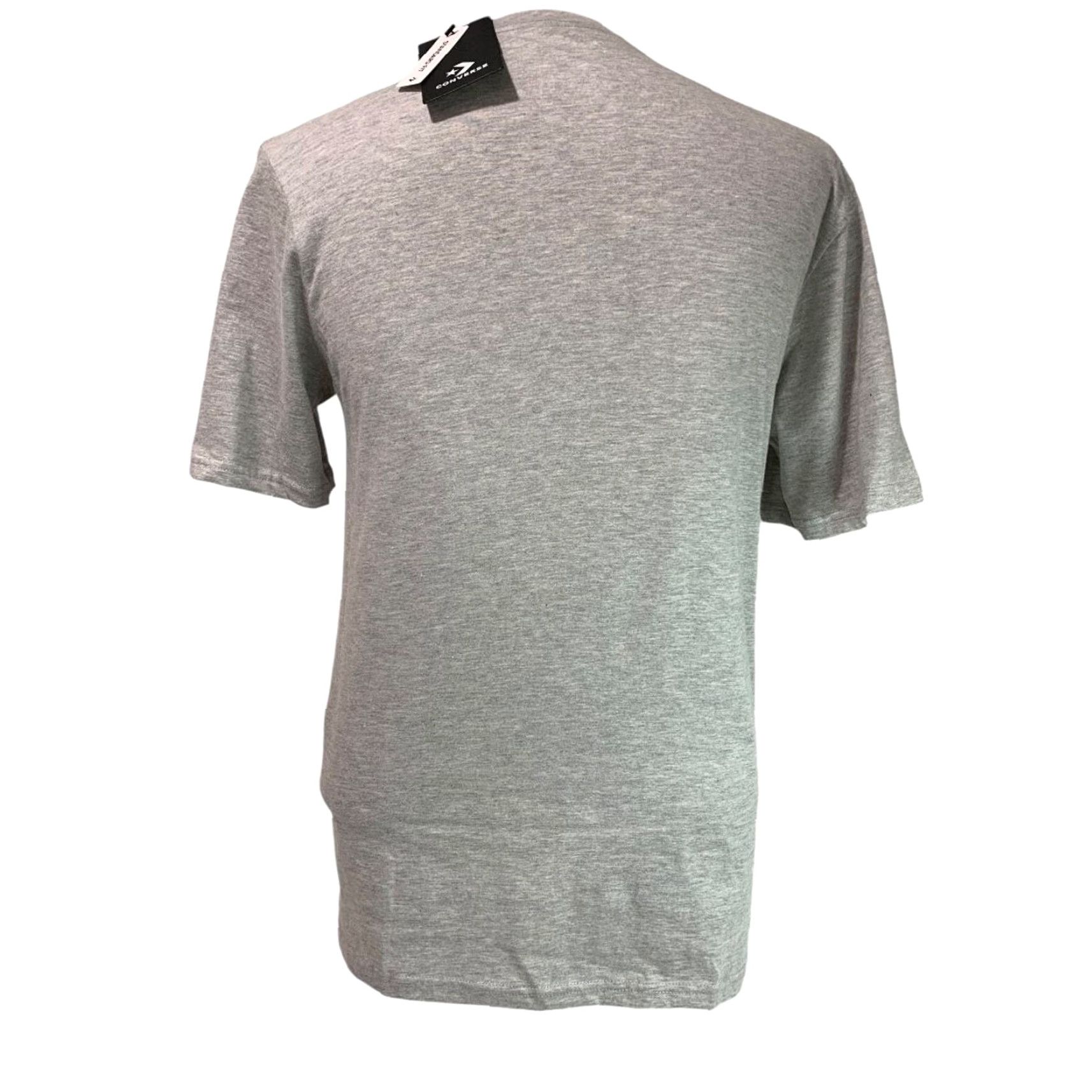 Converse Converse T-Shirt Small Mens Gray Heathered Single Pocket Standard Fit Shirt S Mens, Gray, Heathered, Pocket, Standard Fit Size US S / EU 44-46 / 1 - 7 Thumbnail