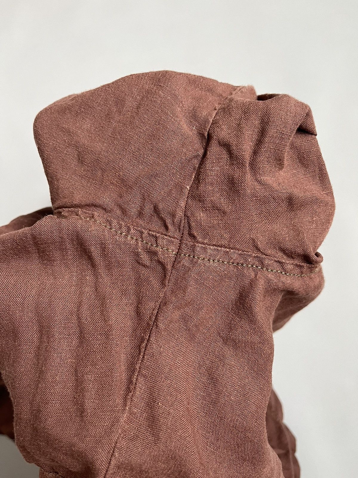 Transit TRANSIT PAR SUCH 350 Brown Linen Lightweight Blazer Jacket Size L / US 10 / IT 46 - 14 Thumbnail