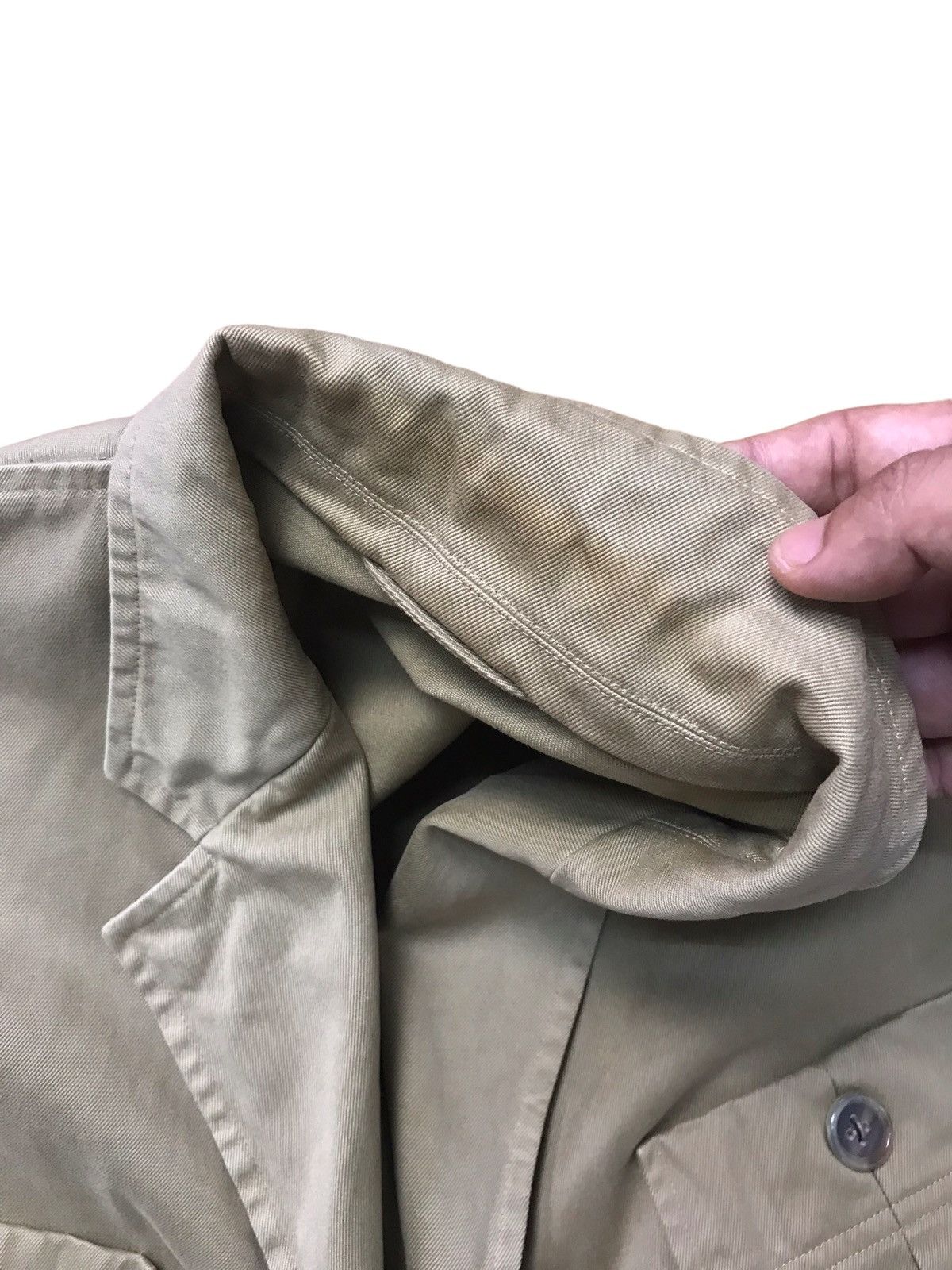 Jil Sander × Raf Simons Jil Sander Chambray 4 Pocket Lapel Work Jacket Size US L / EU 52-54 / 3 - 8 Thumbnail