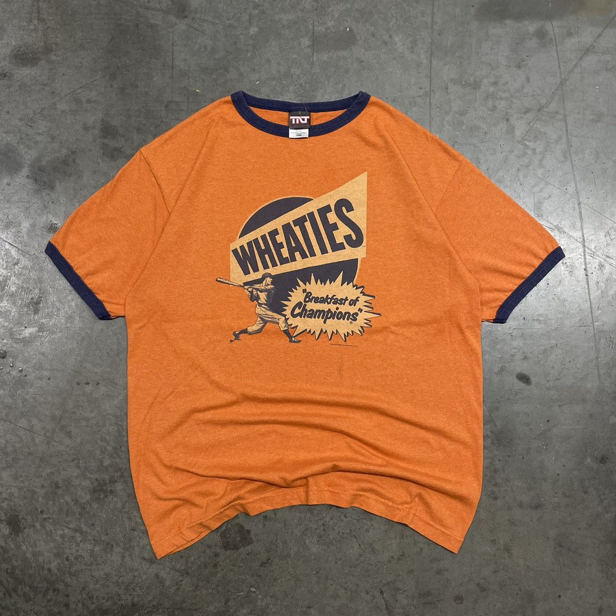 Vintage Vintage Wheaties Cereal Graphic Tshirt Size US L / EU 52-54 / 3 - 1 Thumbnail