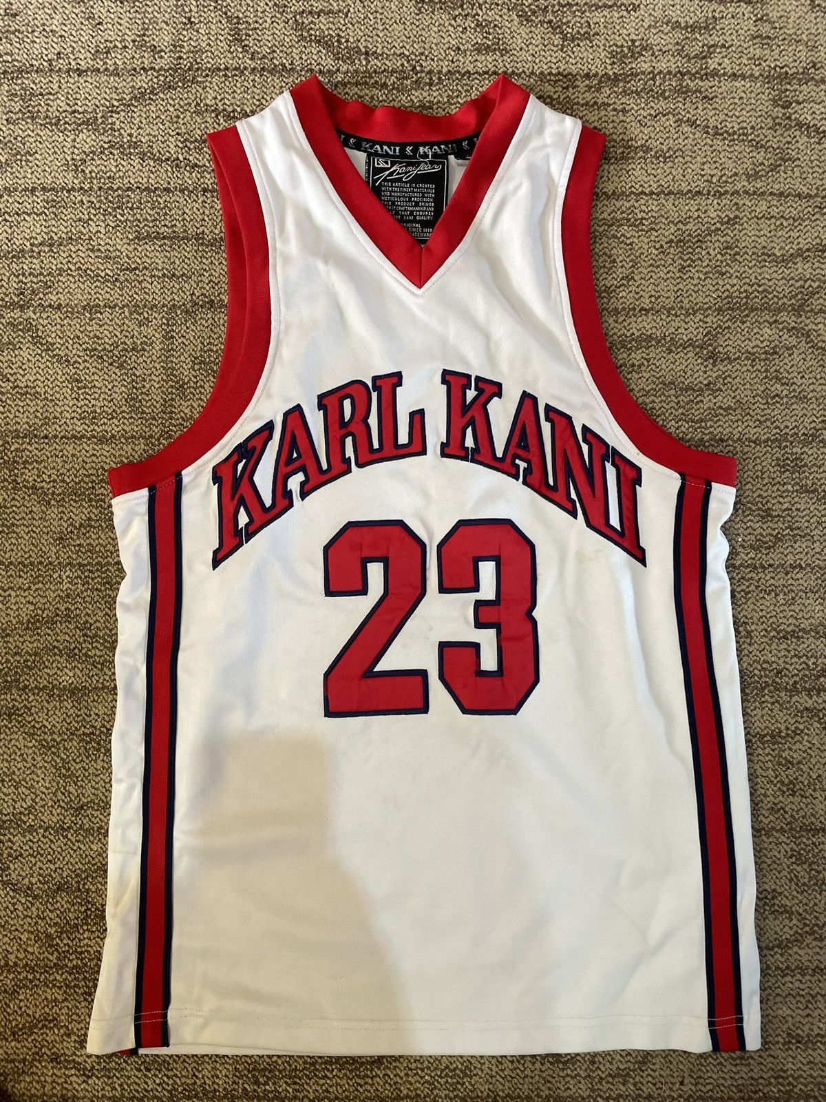 Champion × NBA × Vintage Vintage Karl Kani Rap # 23 Jersey Tee Size US S / EU 44-46 / 1 - 1 Thumbnail