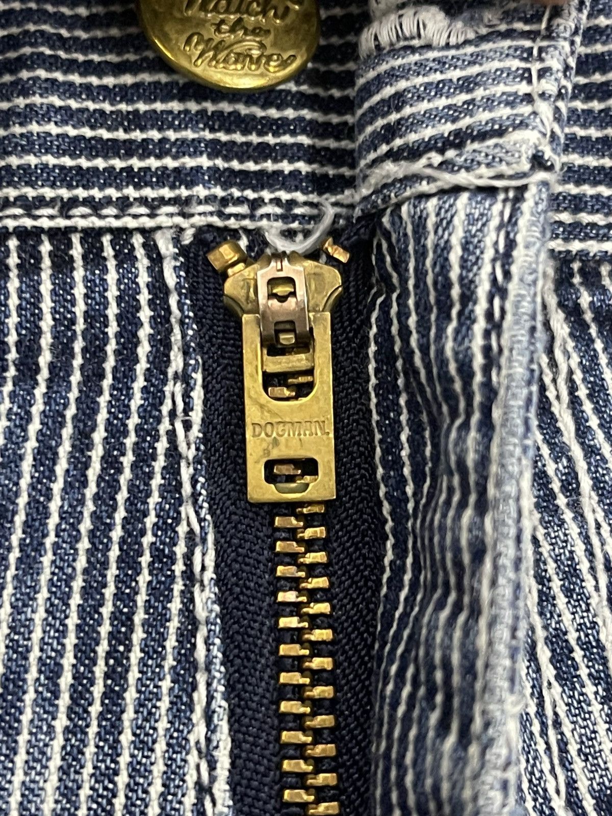 Japanese Brand Dogman Hickory Stripe Multipocket Cargo Tactical Pants s11 Size US 38 / EU 54 - 10 Thumbnail