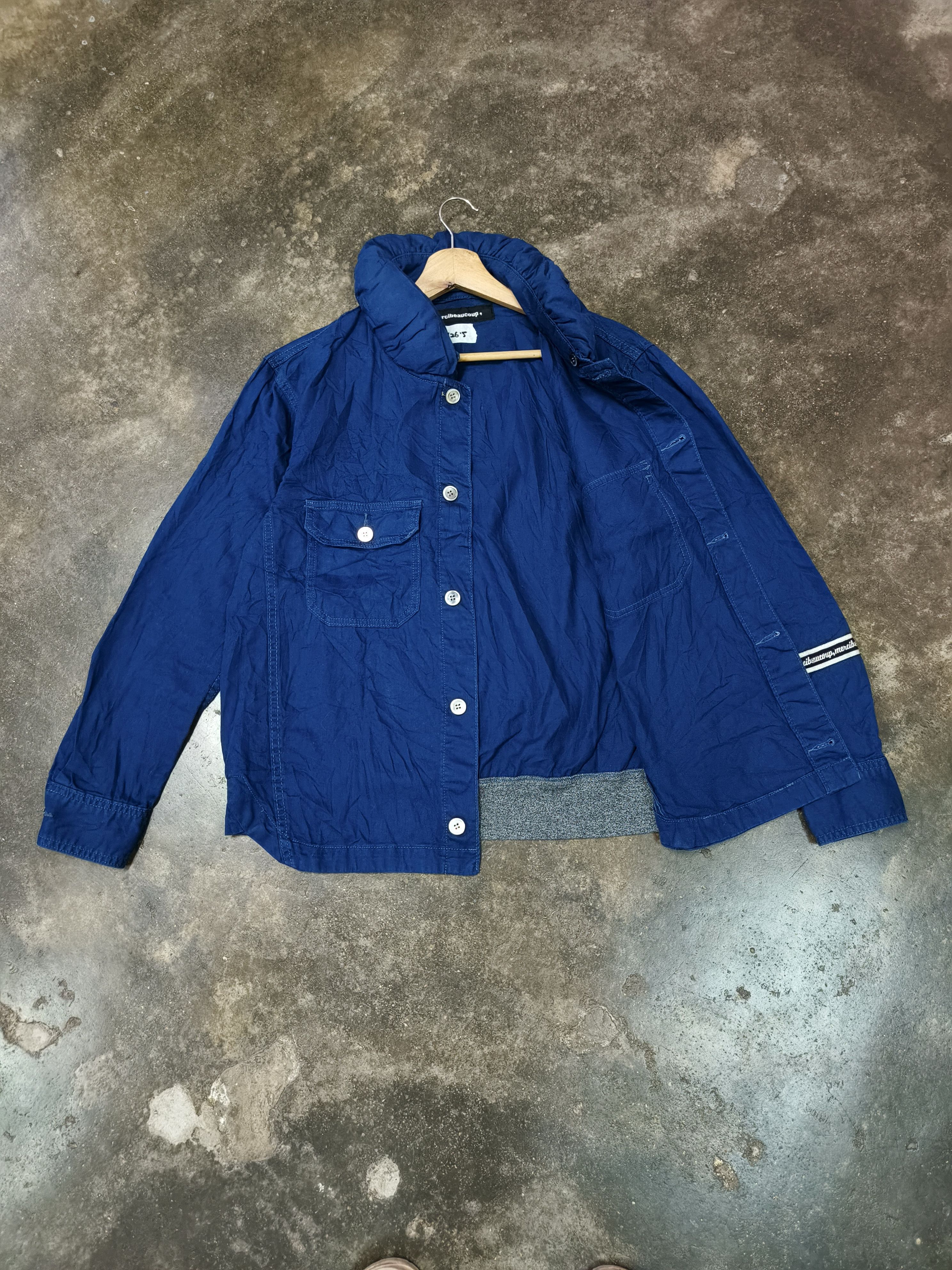 mercibeaucoup Mercibeaucoup issey miyake indigo shirt button up Size US M / EU 48-50 / 2 - 5 Thumbnail