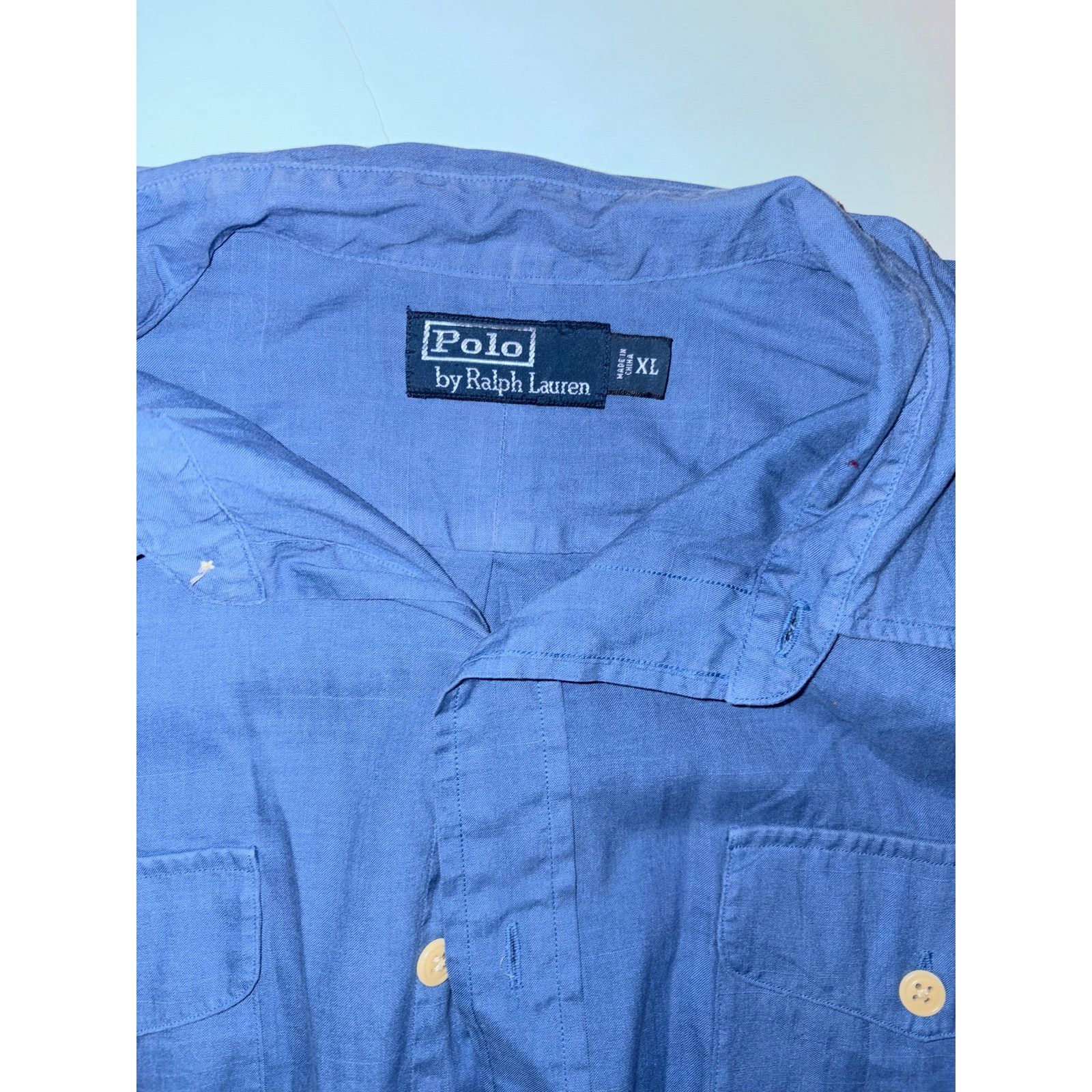 Polo Ralph Lauren Polo Ralph Lauren men’s blue longsleeve button up XL Size US XL / EU 56 / 4 - 2 Thumbnail