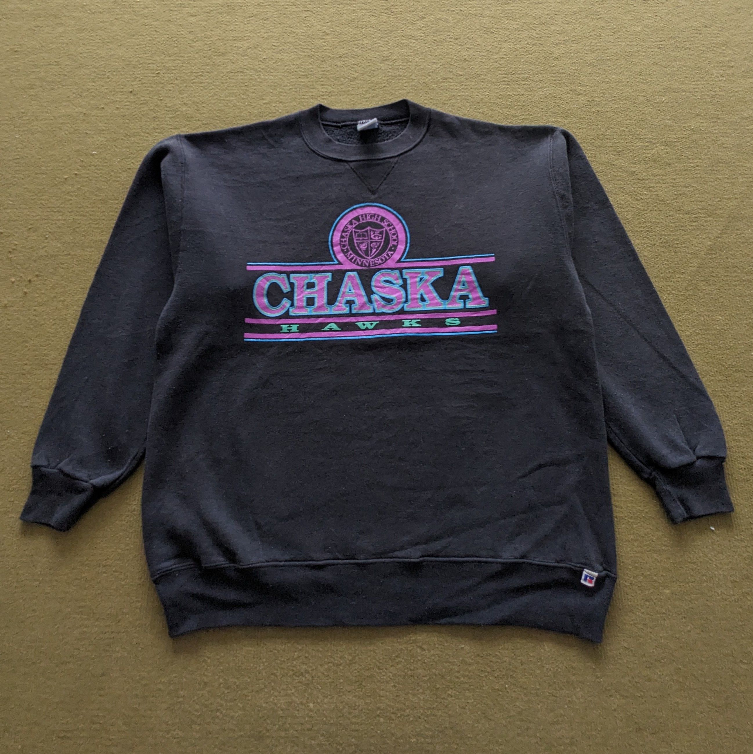 NFL Vintage CHASKA HAWKS High School Football Sweatshirt Size US L / EU 52-54 / 3 - 1 Thumbnail