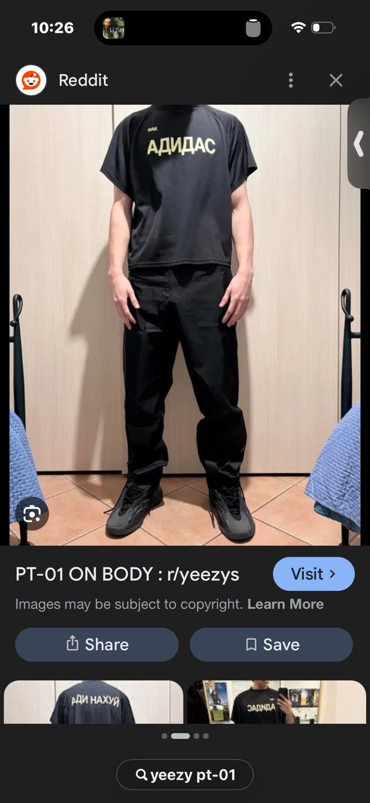 Yeezy PT-01 size 3 yeezy $150 Size US 34 / EU 50 - 1 Thumbnail