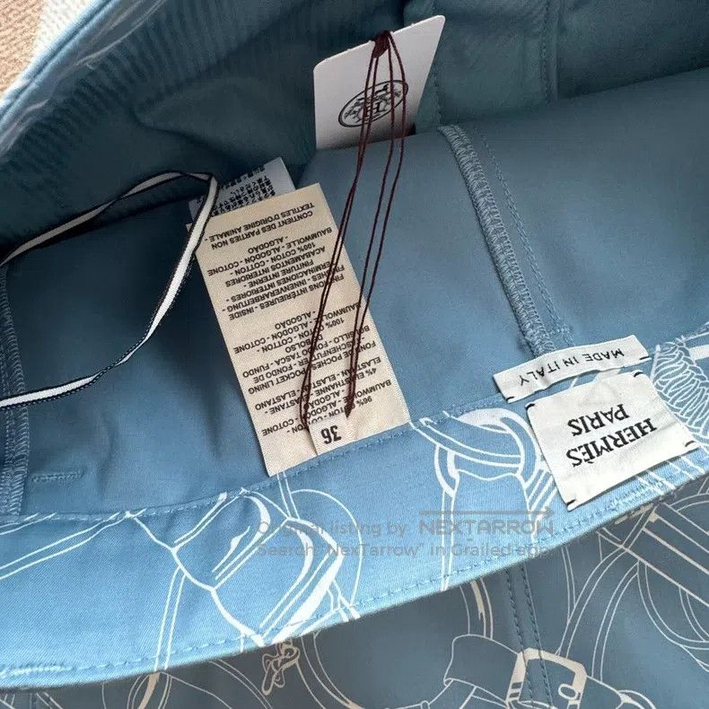 Hermes Hermes Women's Short Skirt, Autumn/Winter 24, Blue Size 24" / US 00 / IT 34 - 5 Thumbnail