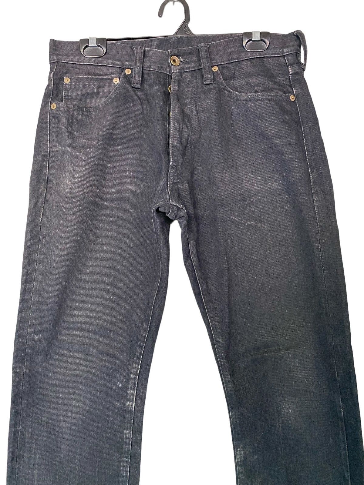 Designer The Evilact Redline Black Denim Jeans W32” Size US 32 / EU 48 - 2 Thumbnail