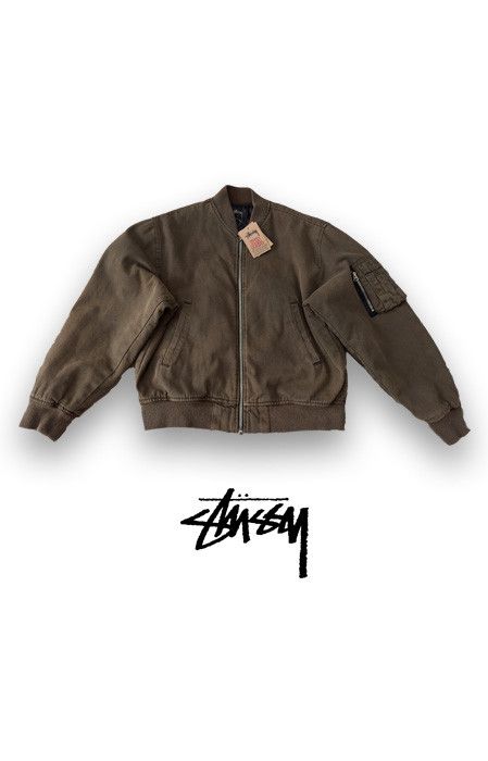 Stussy Stussy Twill Dyed Bomber Jacket Size US M / EU 48-50 / 2 - 1 Thumbnail