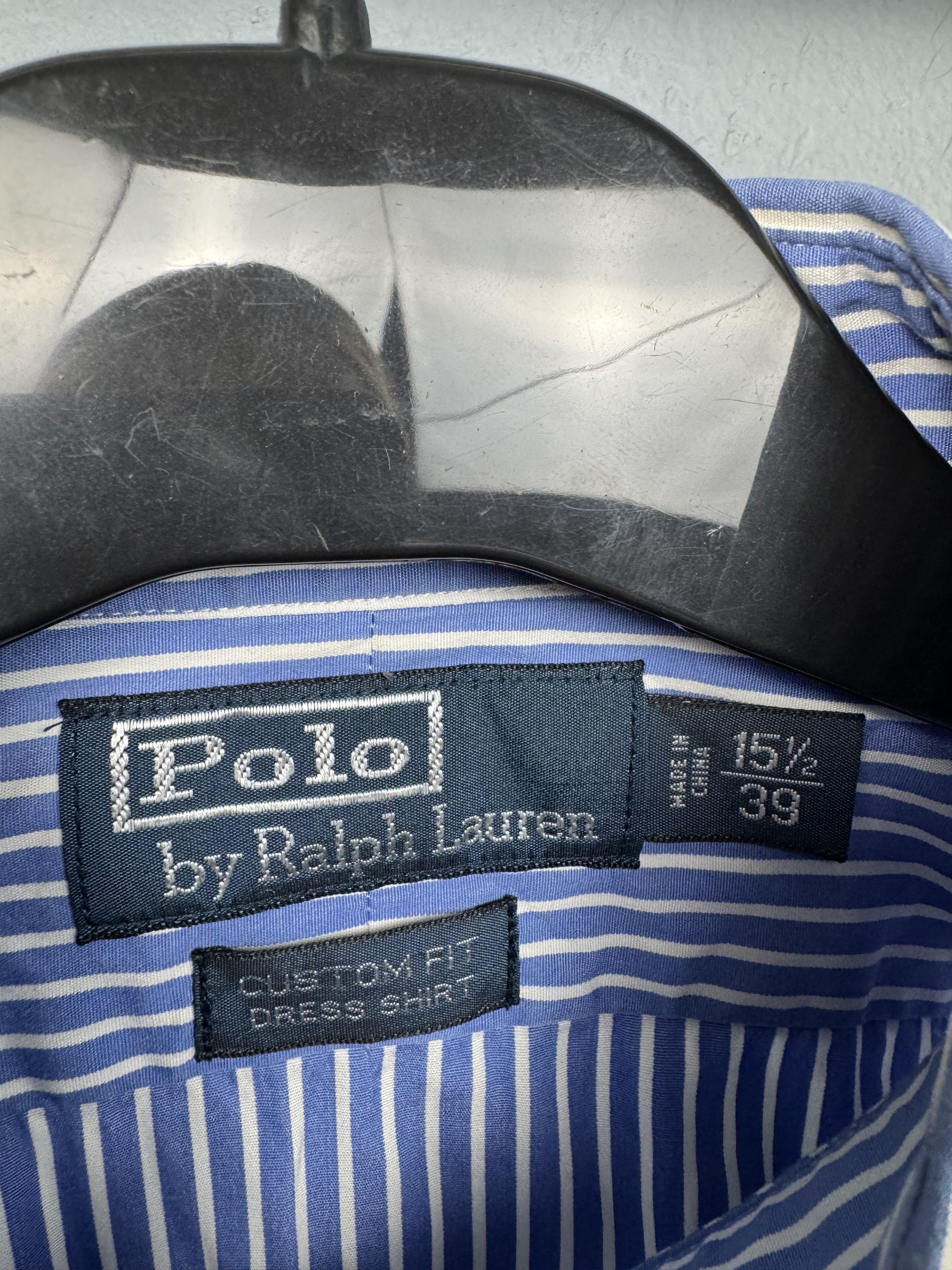 Polo Ralph Lauren Polo Ralph Lauren Vintage Mens Long Sleeve Striped Shirt Size US L / EU 52-54 / 3 - 4 Thumbnail