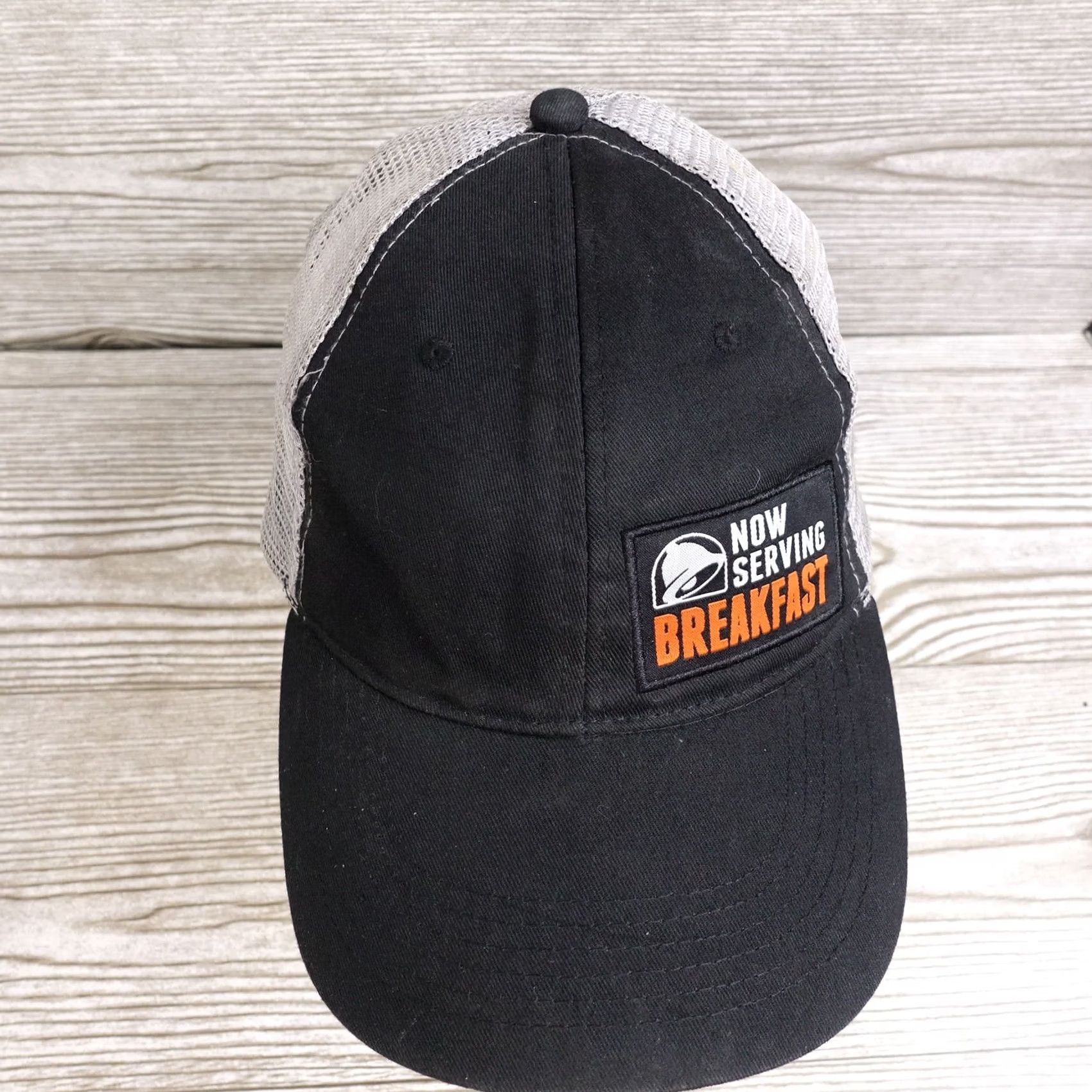 Bell TACO BELL Hat One Size Black LOGO NOW SERVING BREAKFAST WORK EMPLOYEE SNAPBACK BASEBALL CAP Size ONE SIZE - 3 Thumbnail