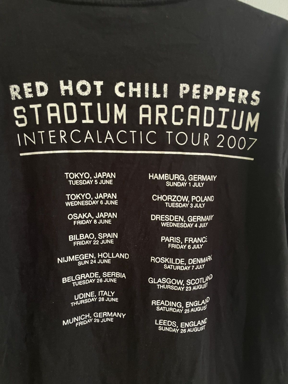 Band Tees × Vintage Red Hot Chili Peppers Stadium Arcadium 2007 concert t shirt Size US M / EU 48-50 / 2 - 5 Thumbnail
