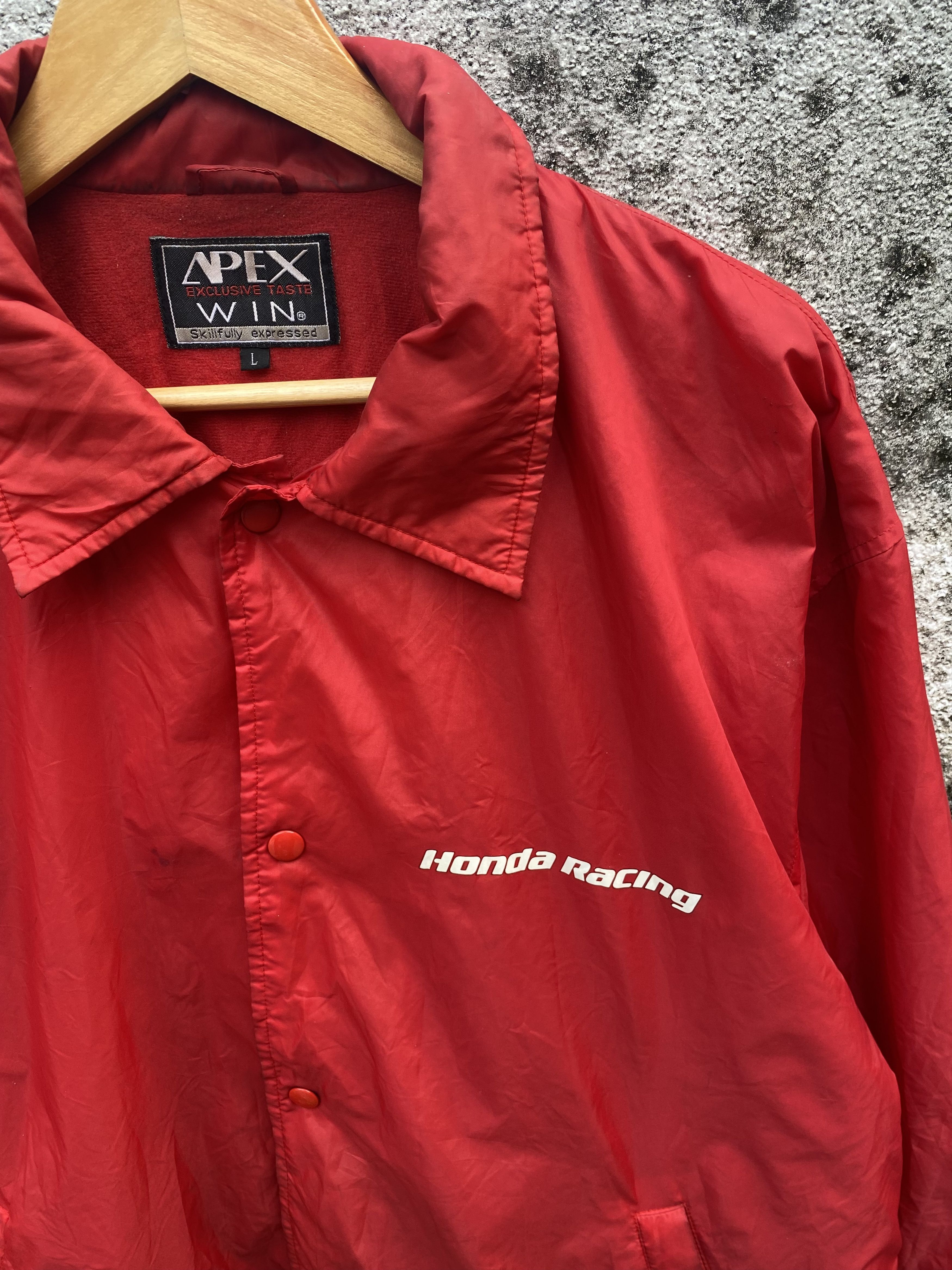 Honda × Vintage Vintage Honda Racing Motorsport Blouson Coach Jacket Size US L / EU 52-54 / 3 - 3 Thumbnail