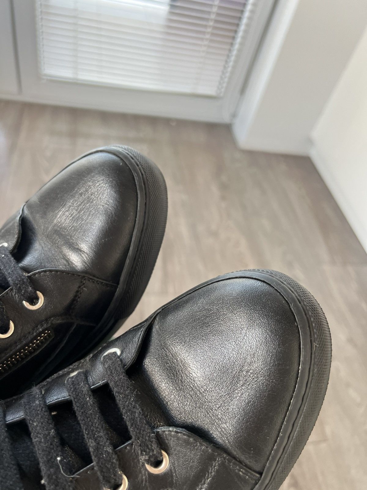 Iceberg RRP:450€‼️Luxury Iceberg Double Zip Leather Metal Logo Boot Size US 9 / EU 42 - 23 Thumbnail