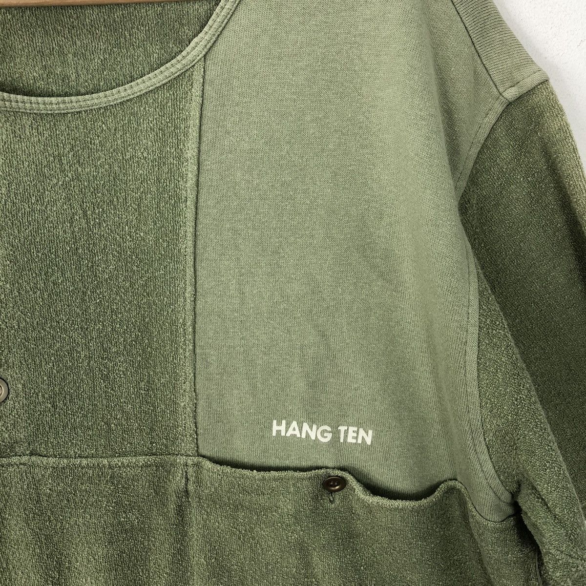 Hang Ten HANG TEN Button Double Pocket Shortsleeve Sweater Size US L / EU 52-54 / 3 - 5 Thumbnail