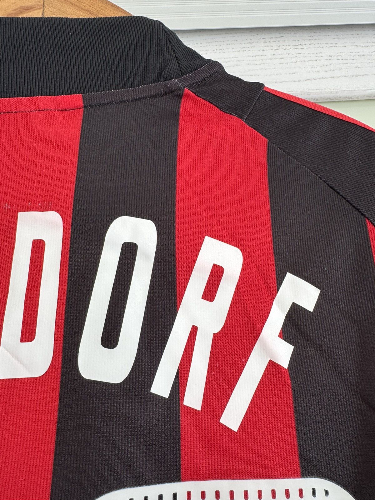 Adidas Vintage Seedorf #20 Milan 2002-2003 Home Soccer Jersey Shirt Size US M / EU 48-50 / 2 - 12 Thumbnail