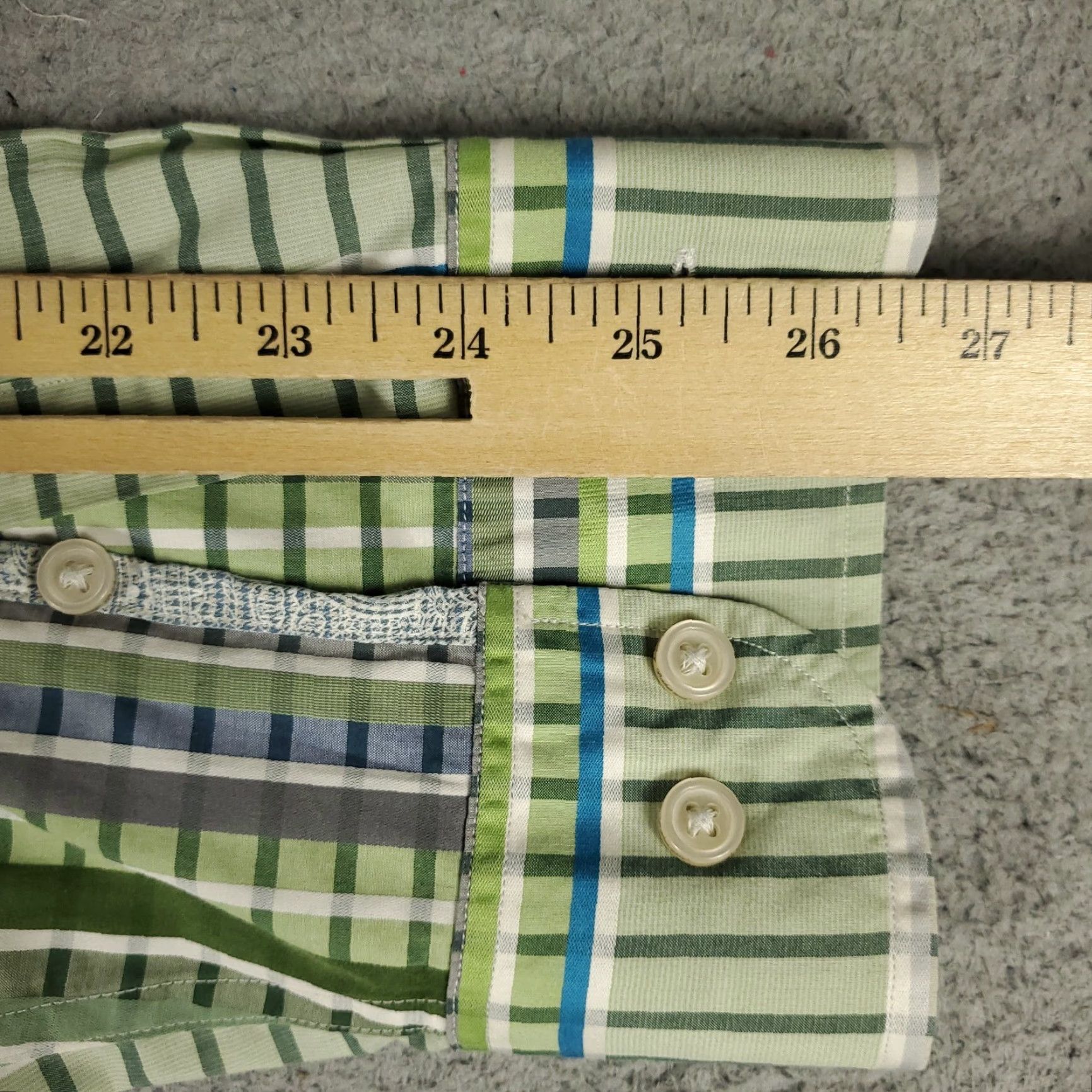 Tommy Bahama Tommy Bahama Shirt Mens 2XL Green Striped Cotton Button-Up Long Sleeve Shirt Mens Size US XXL / EU 58 / 5 - 6 Thumbnail