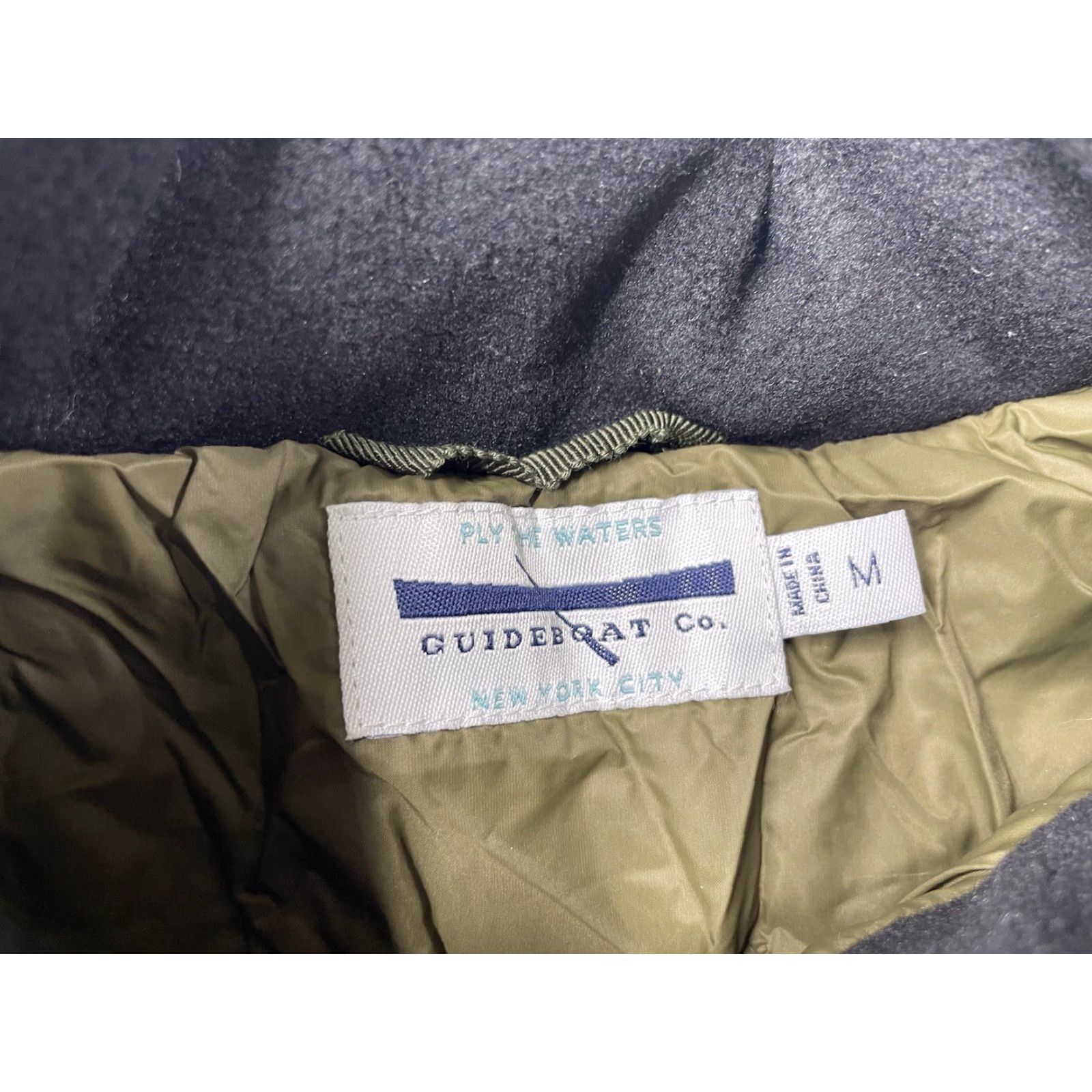 CO Guideboat Co Quilted Jacket Snap Green Mens M Lightweight Jacket Size US M / EU 48-50 / 2 - 3 Thumbnail