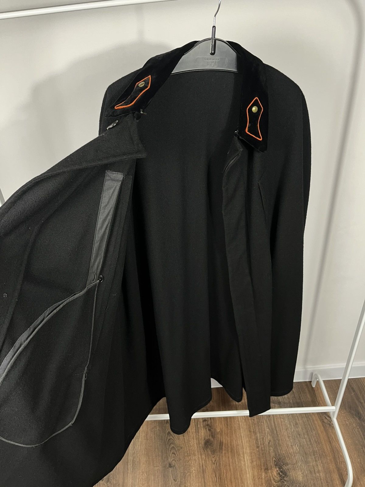 Other Vintage Military Army Wool Cape Cloak Black Coat Mens Size L Size US XL / EU 56 / 4 - 8 Thumbnail