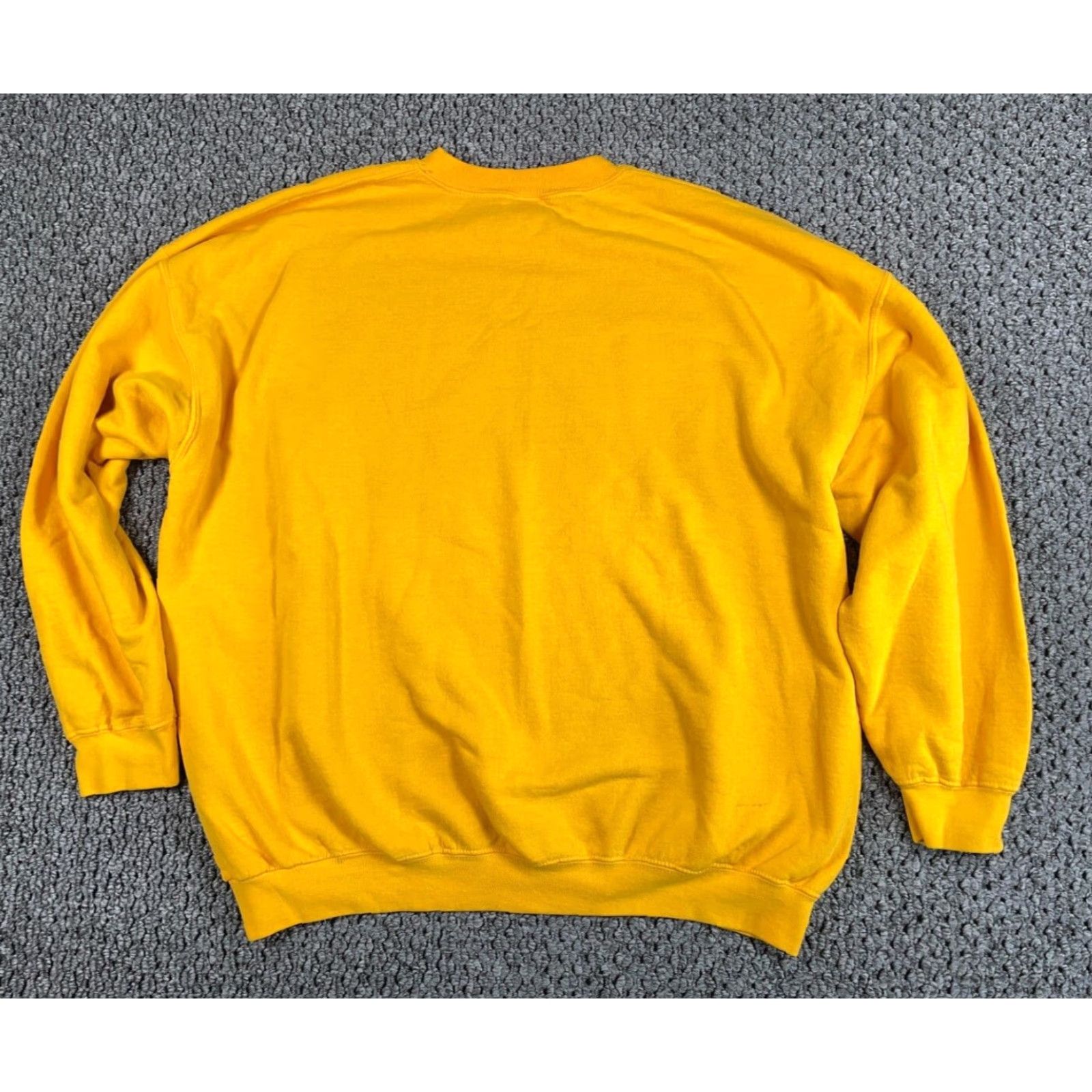 Vintage VINTAGE School Bus Graphic Sweatshirt Adult 2XL Yellow Heavyweight Retro Mens Size US XXL / EU 58 / 5 - 2 Thumbnail