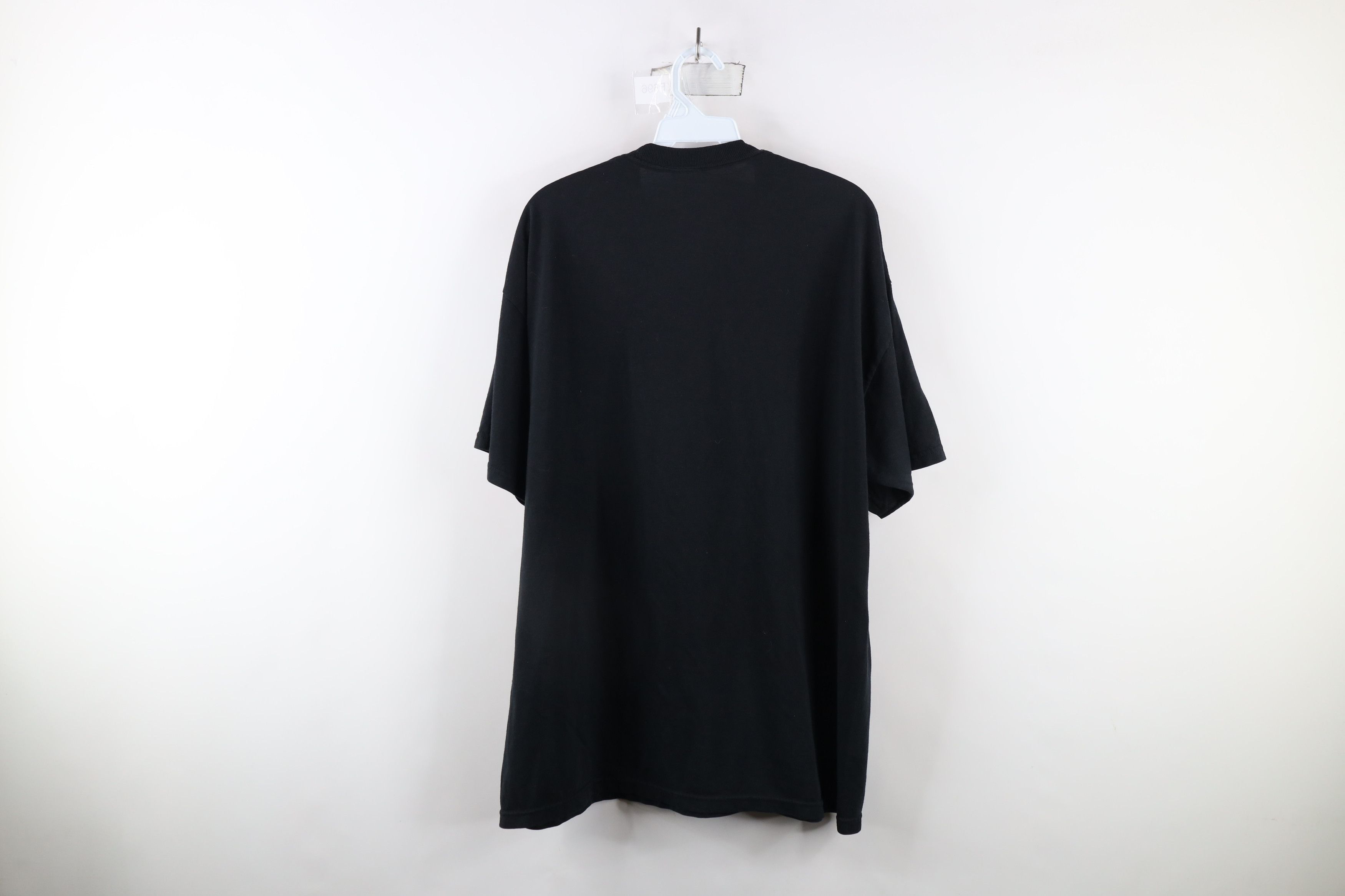 Vintage Vintage 90s Streetwear Blank Heavyweight T-Shirt Black Size US XL / EU 56 / 4 - 9 Thumbnail