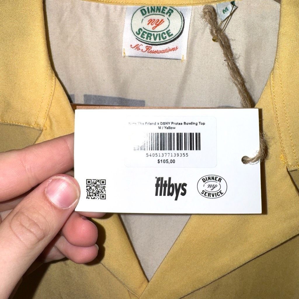 Other Kota The Friend x DSNY Protea Bowling Top in Yellow Men’s Sz Size US M / EU 48-50 / 2 - 4 Thumbnail