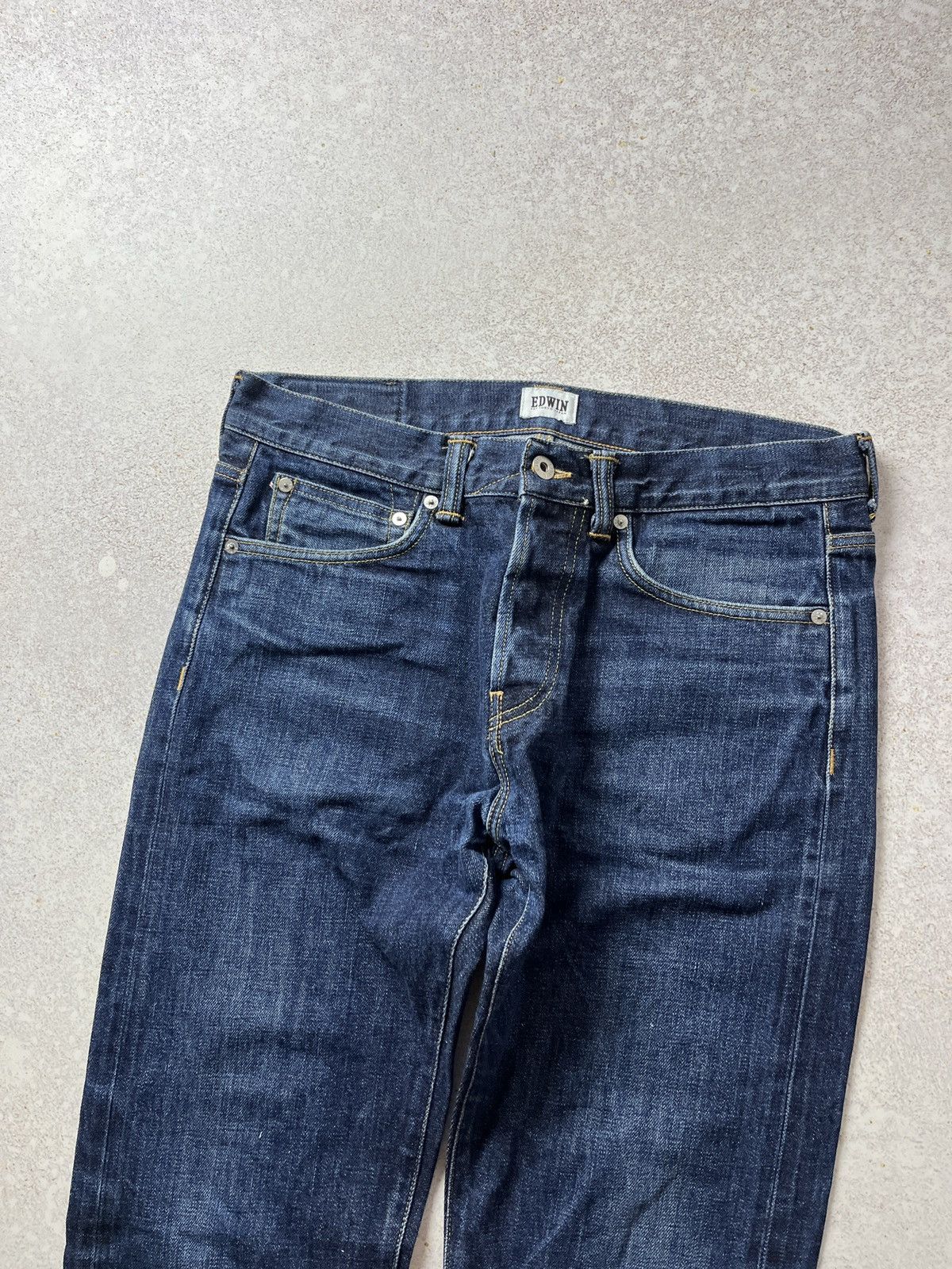 Edwin Vintage Edwin Slim Tapered Made In Japan Jeans Pants Size US 33 - 6 Thumbnail