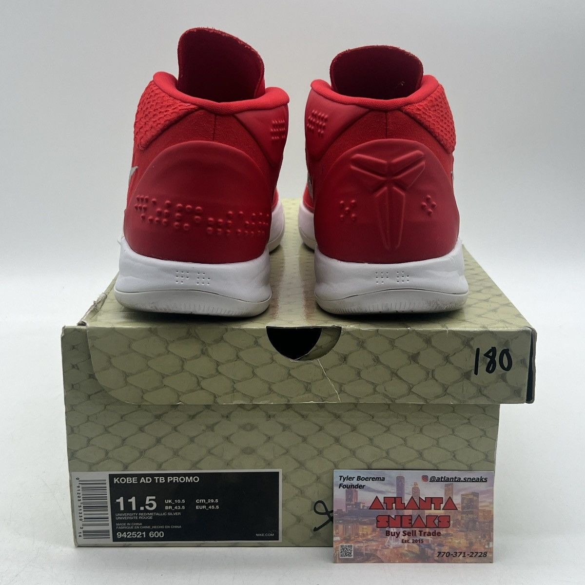 Nike Kobe a.d mid red Size US 11.5 / EU 44-45 - 3 Thumbnail