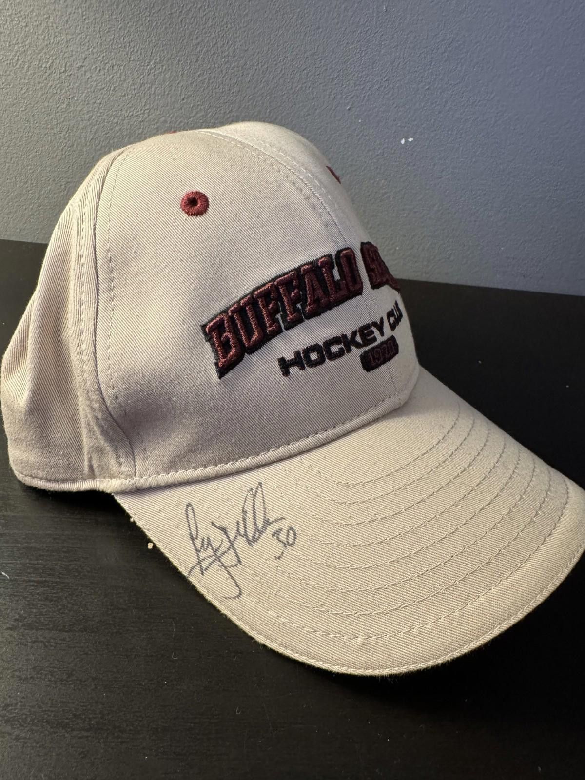 New Era Buffalo Sabres Autographed Ryan Miller Hat #30 New Era Size ONE SIZE - 2 Thumbnail