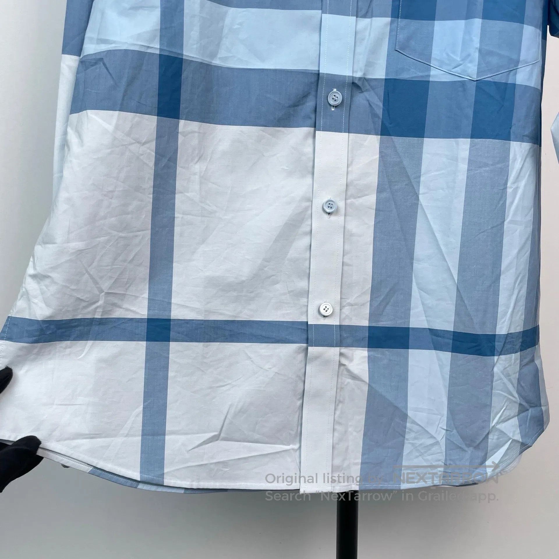 Burberry Burberry Light Blue Color Block Classic Striped Design Cot Size US L / EU 52-54 / 3 - 5 Thumbnail