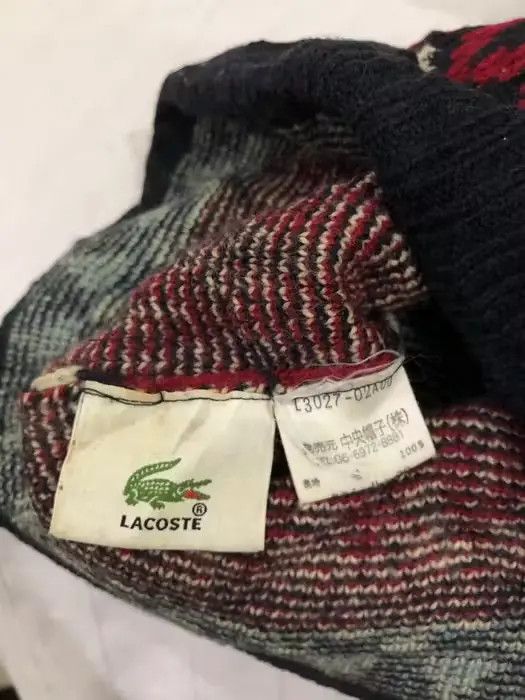 Lacoste Vintage Lacoste Small Logo Beanie Hat Size ONE SIZE - 5 Thumbnail