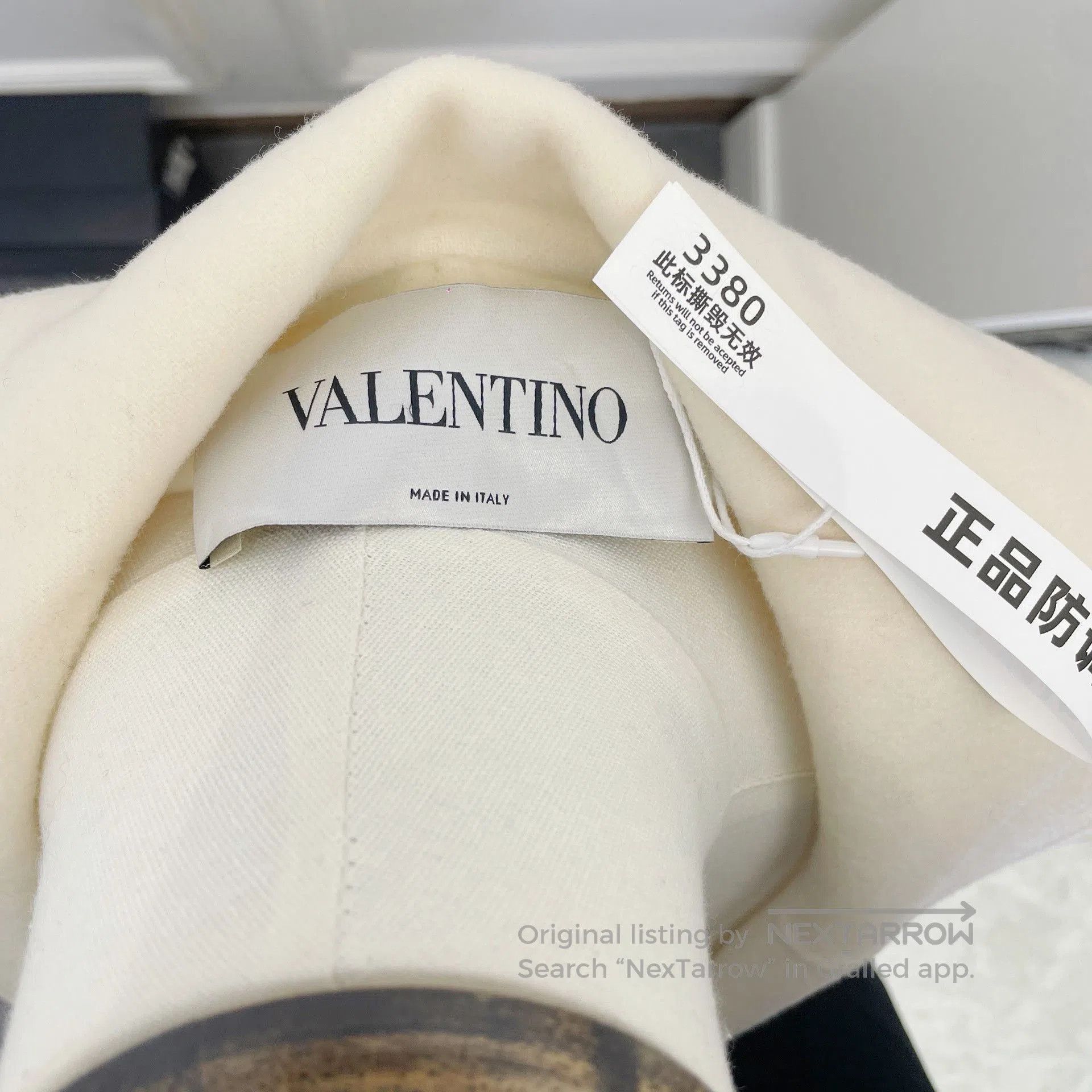 Valentino Valentino Gold Button Wool Coat. Size XS / US 0-2 / IT 36-38 - 3 Thumbnail