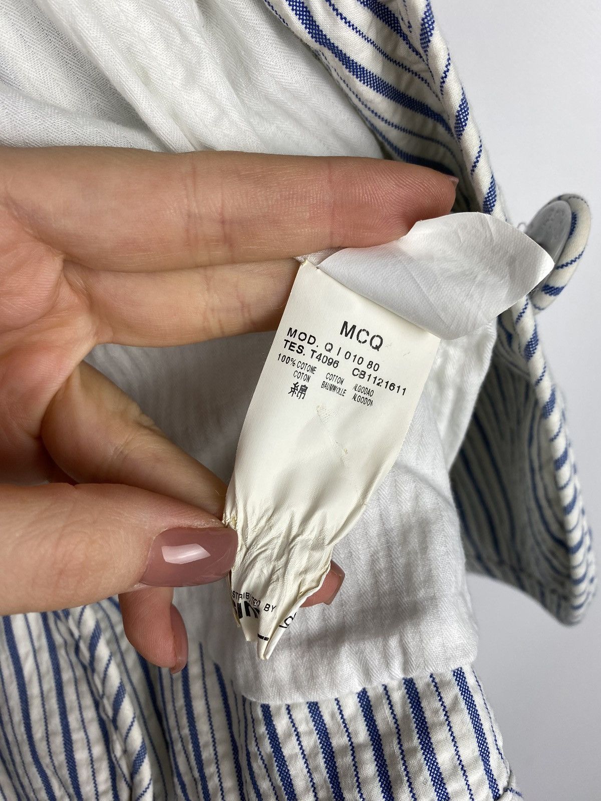Alexander McQueen × MCQ Mcq Alexander McQueen ladies striped blazer jacket size 44 Size M / US 6-8 / IT 42-44 - 21 Thumbnail