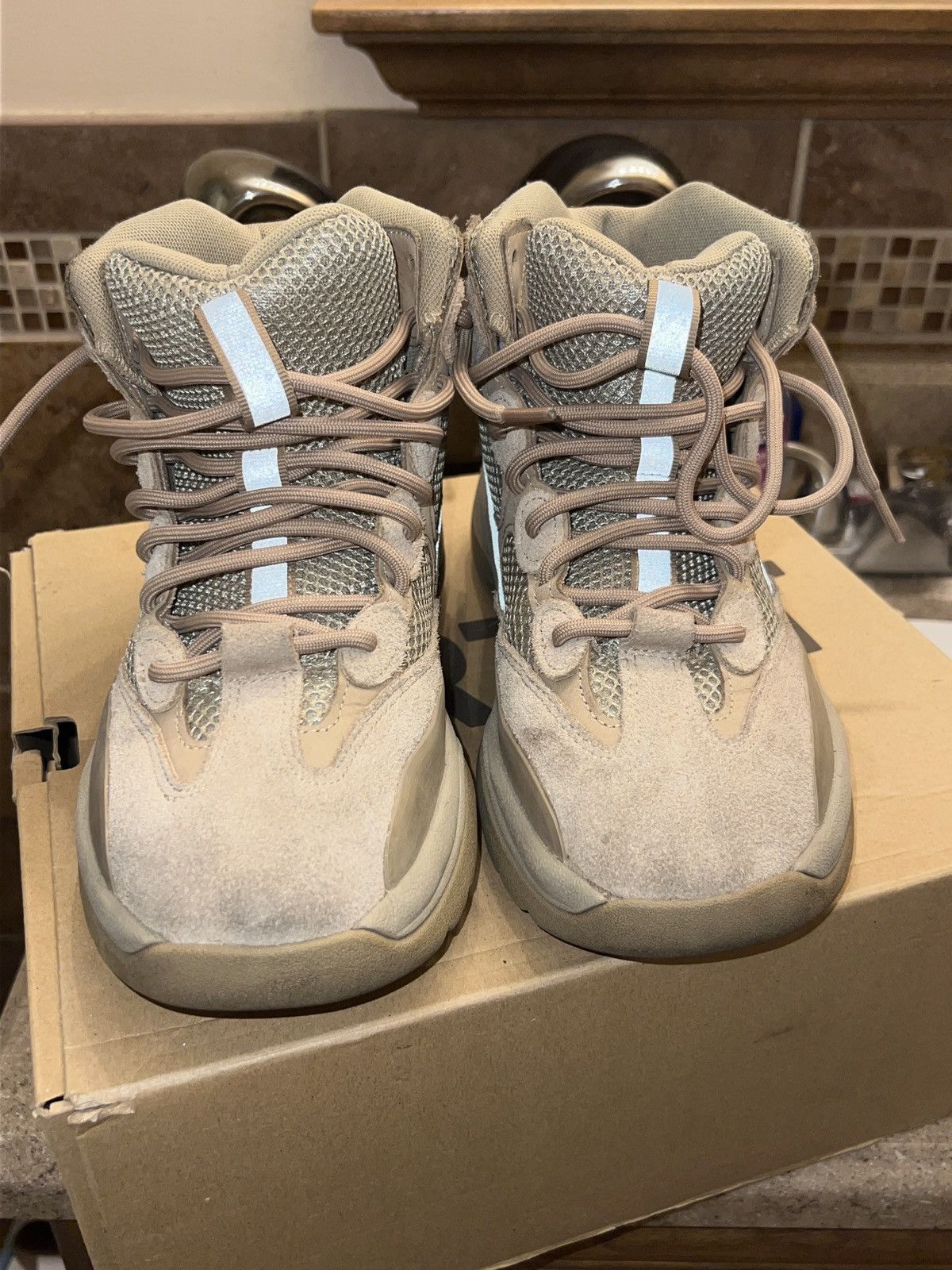 Yeezy Adidas Yeezy desert boot “rock” Size US 8 / EU 41 - 1 Thumbnail