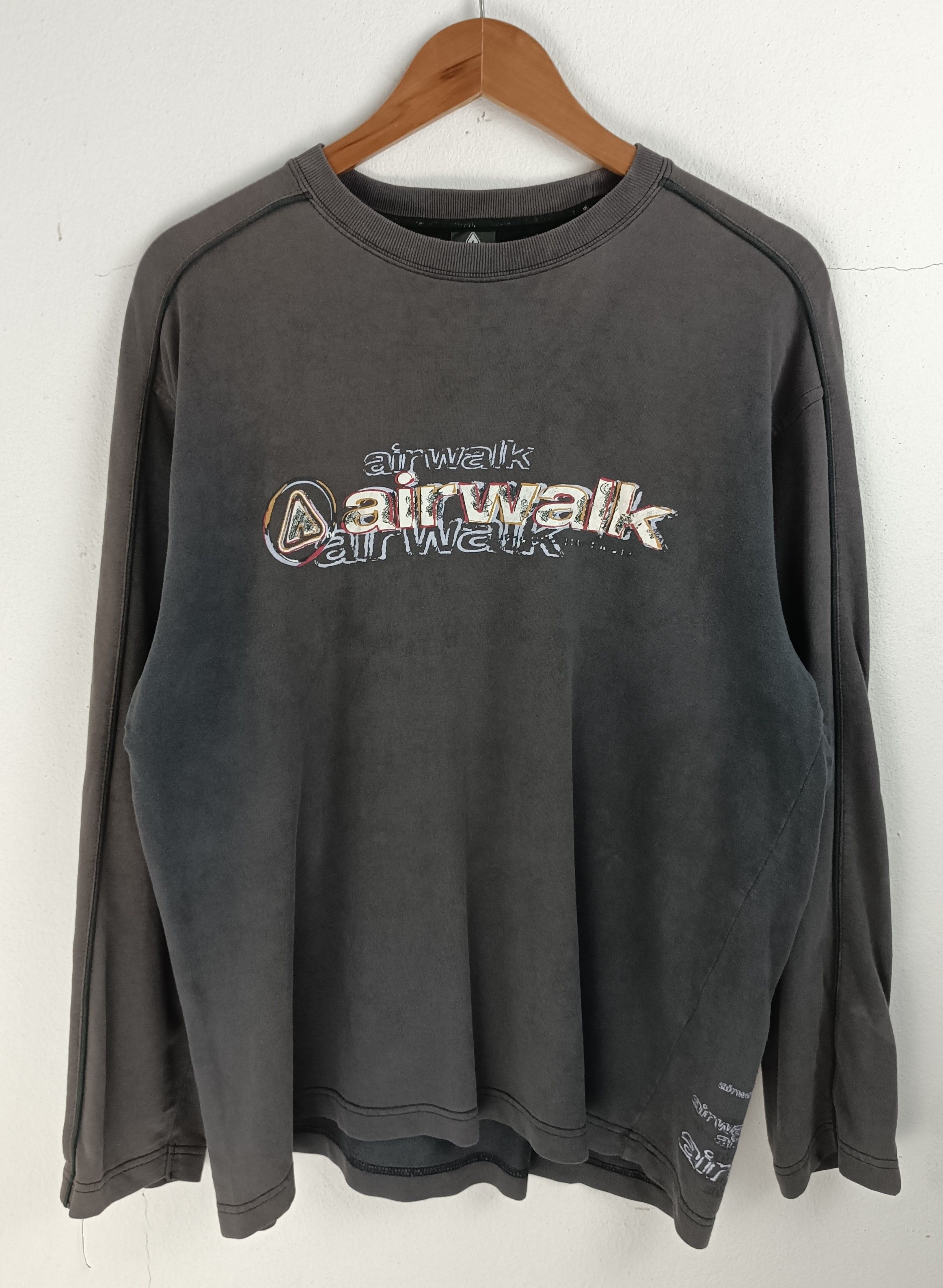 Airwalk THRASHED FADED VINTAGE Y2K AIRWALK TEE VKEI KMIRII GRUNGE Size US L / EU 52-54 / 3 - 3 Thumbnail